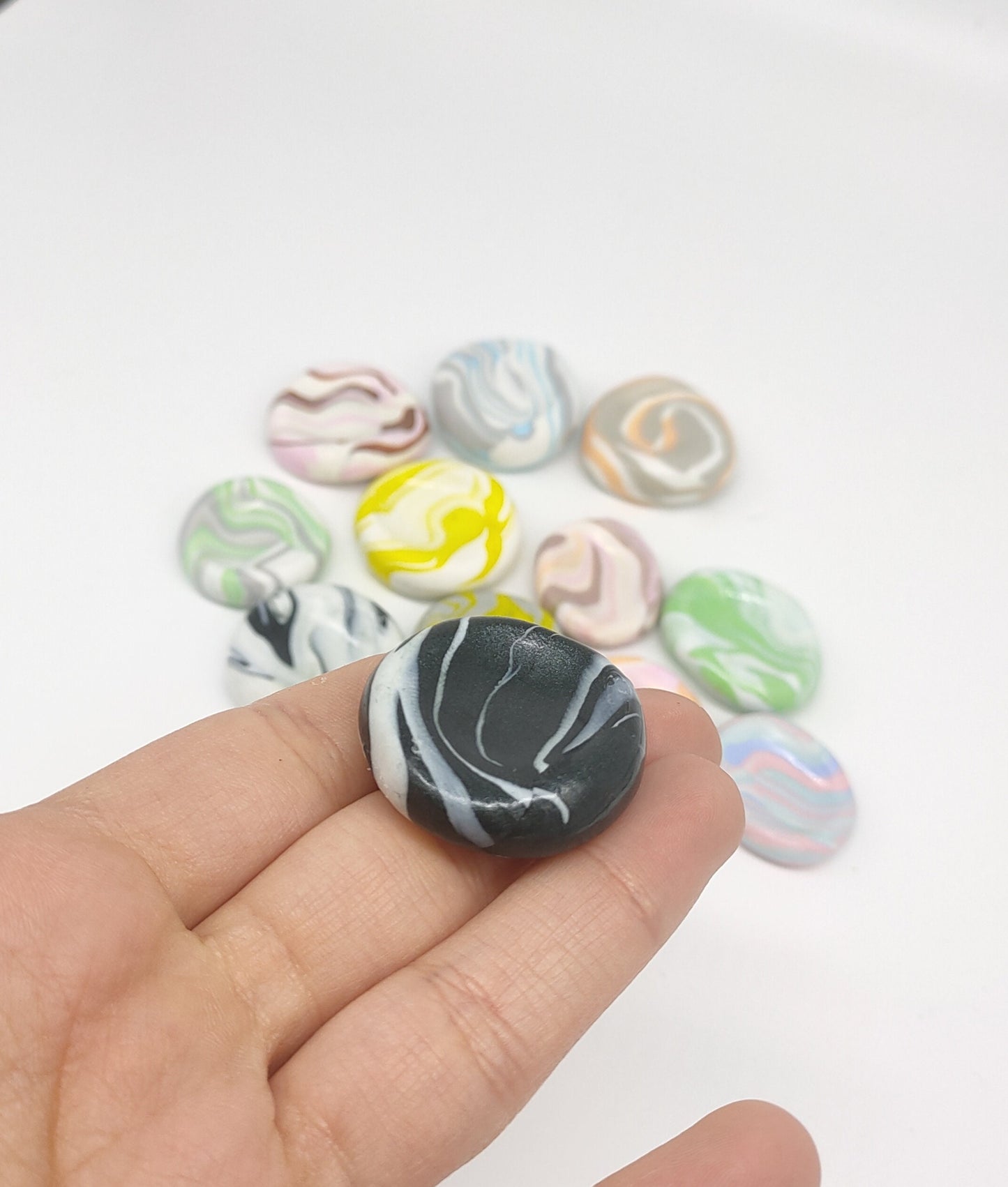 Lucky Dip Mystery Polymer Clay Worry Stones