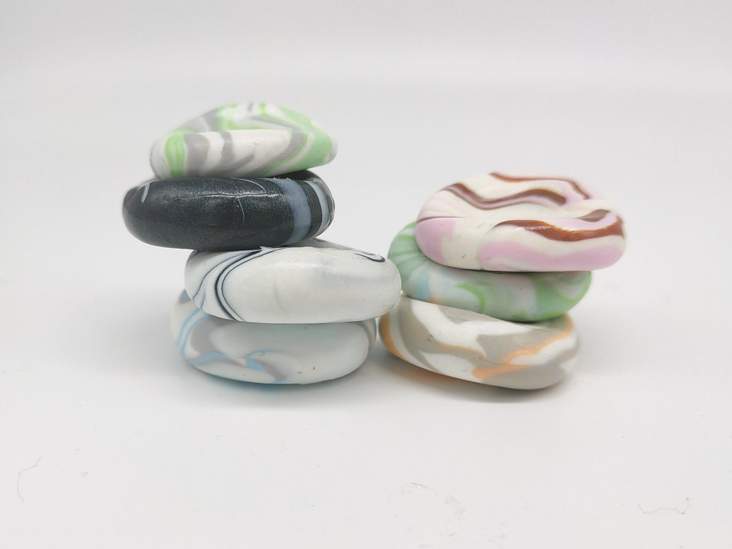 Lucky Dip Mystery Polymer Clay Worry Stones