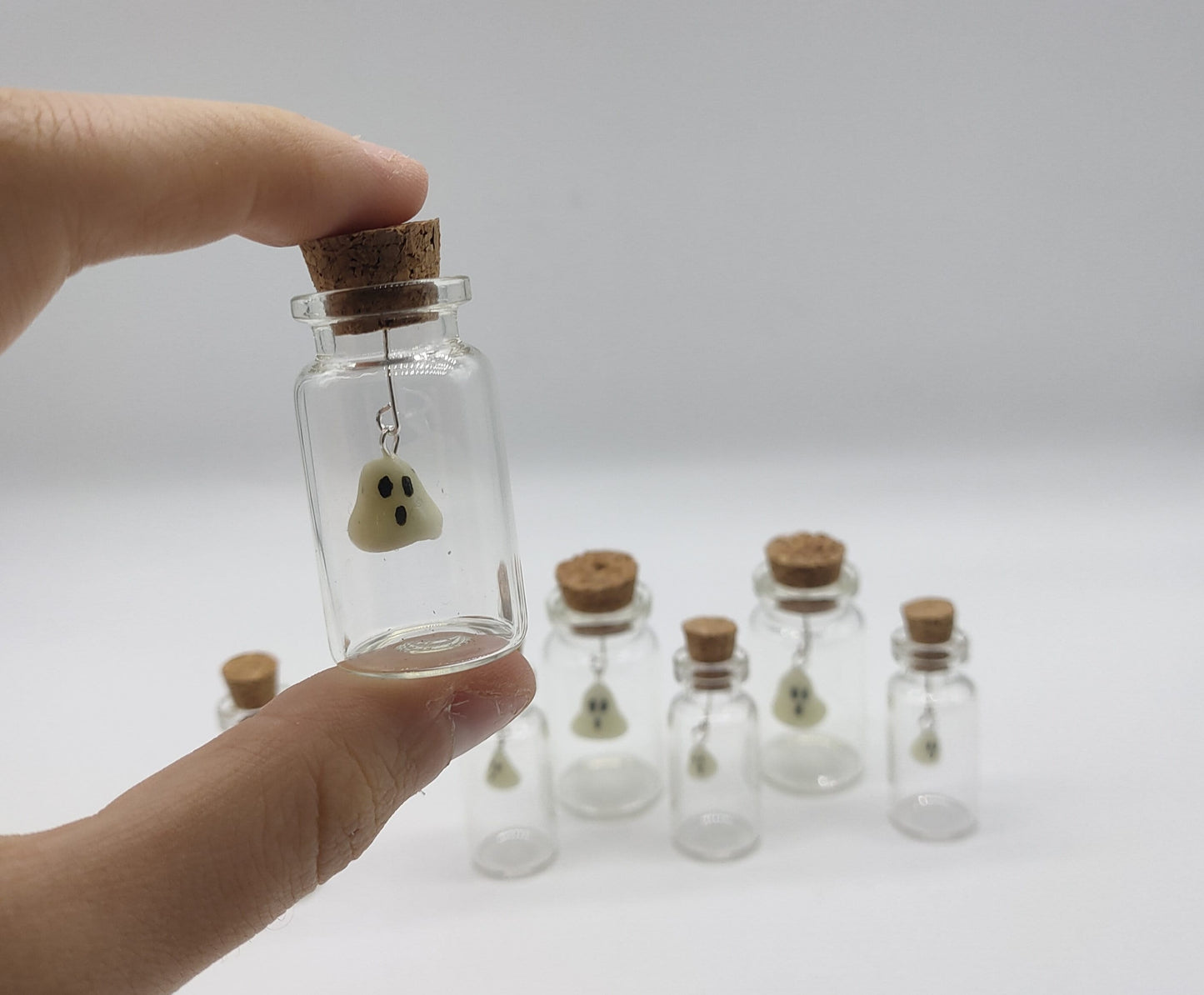 Glow in the Dark Pet Ghost in a Bottle