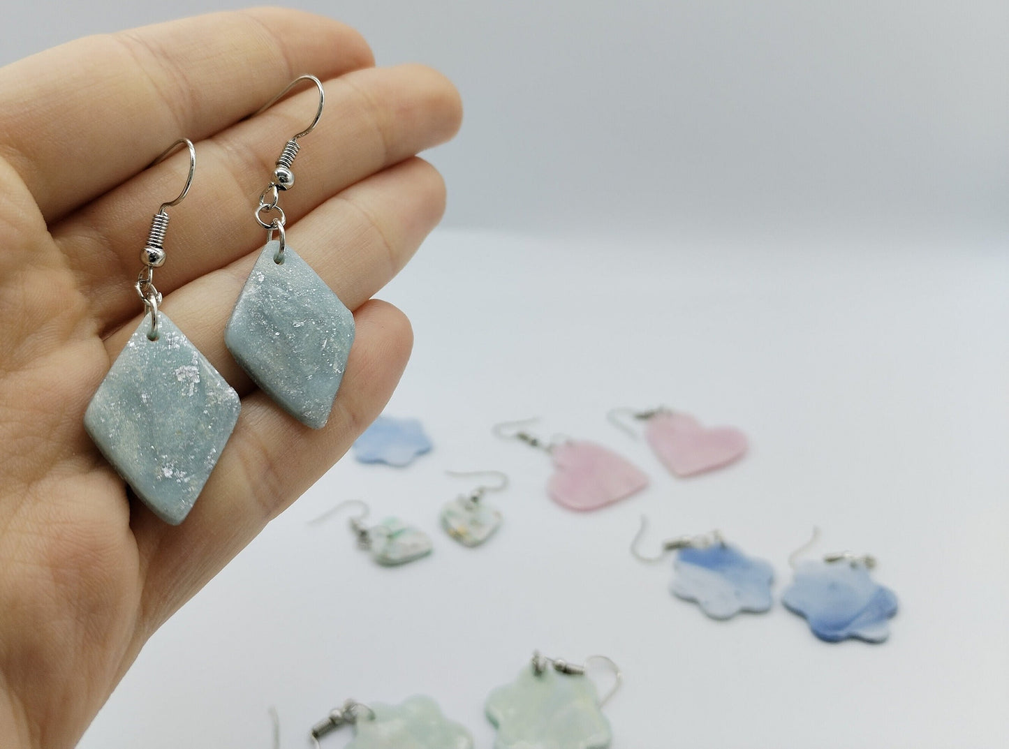 Lucky Dip 'Scrap Clay' Hypoallergenic Earrings Polymer Clay