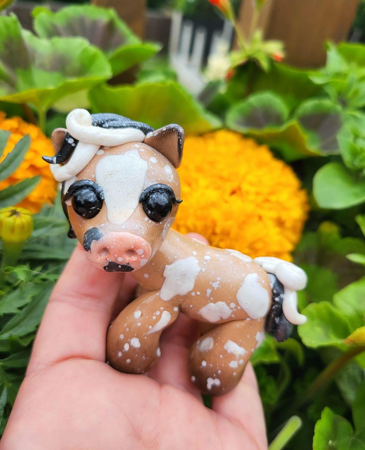 Horse Polymer Clay Sculpture