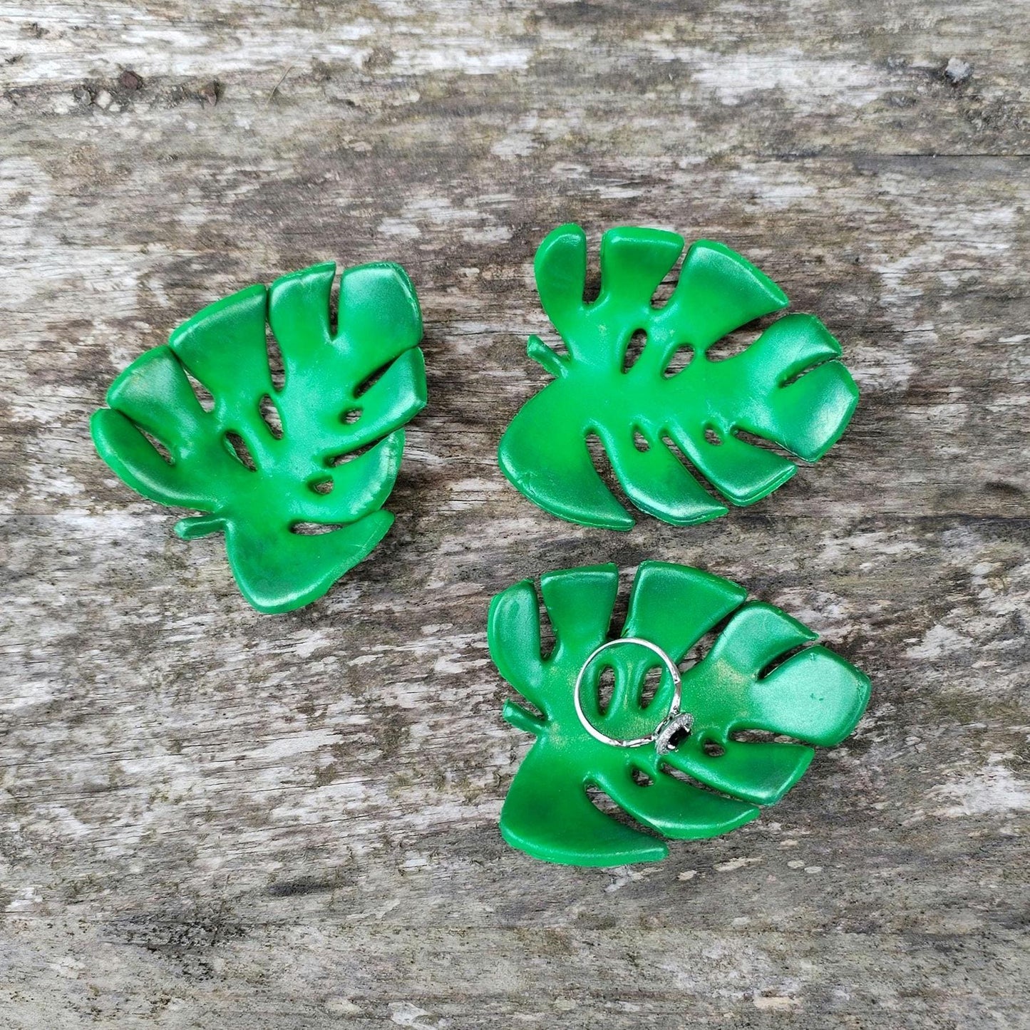 Monstera Plant Leaf Trinket Dish / Jewellery Holder