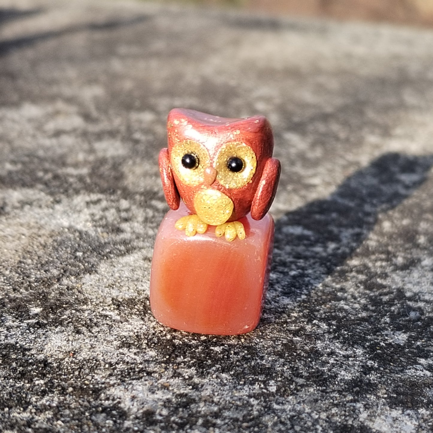 Carnelian Crystal Owl