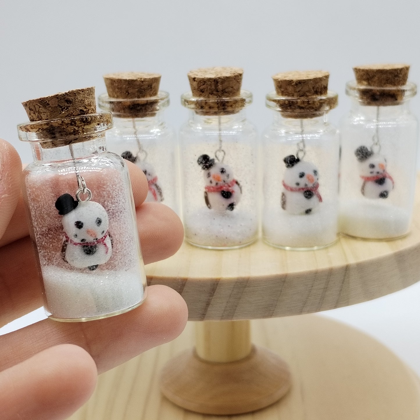 Pet Snowman in a Bottle!
