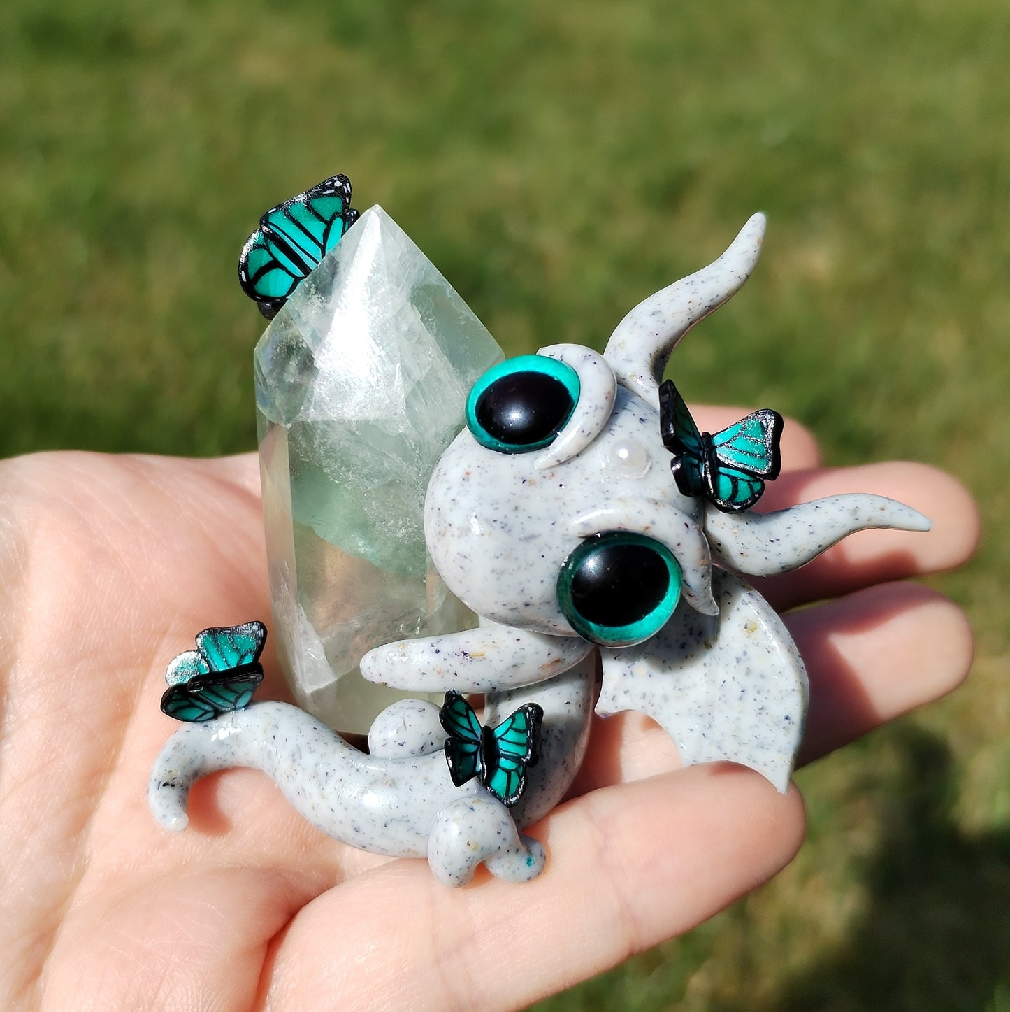 Butterfly Flourite Crystal Dragon