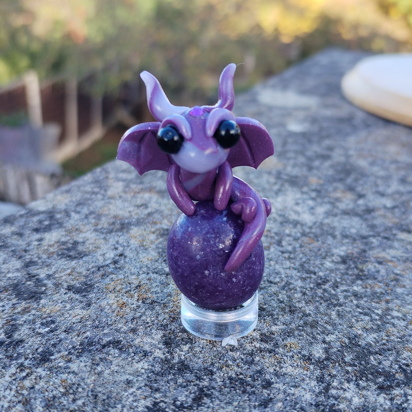 Lepidolite Egg Crystal Dragon