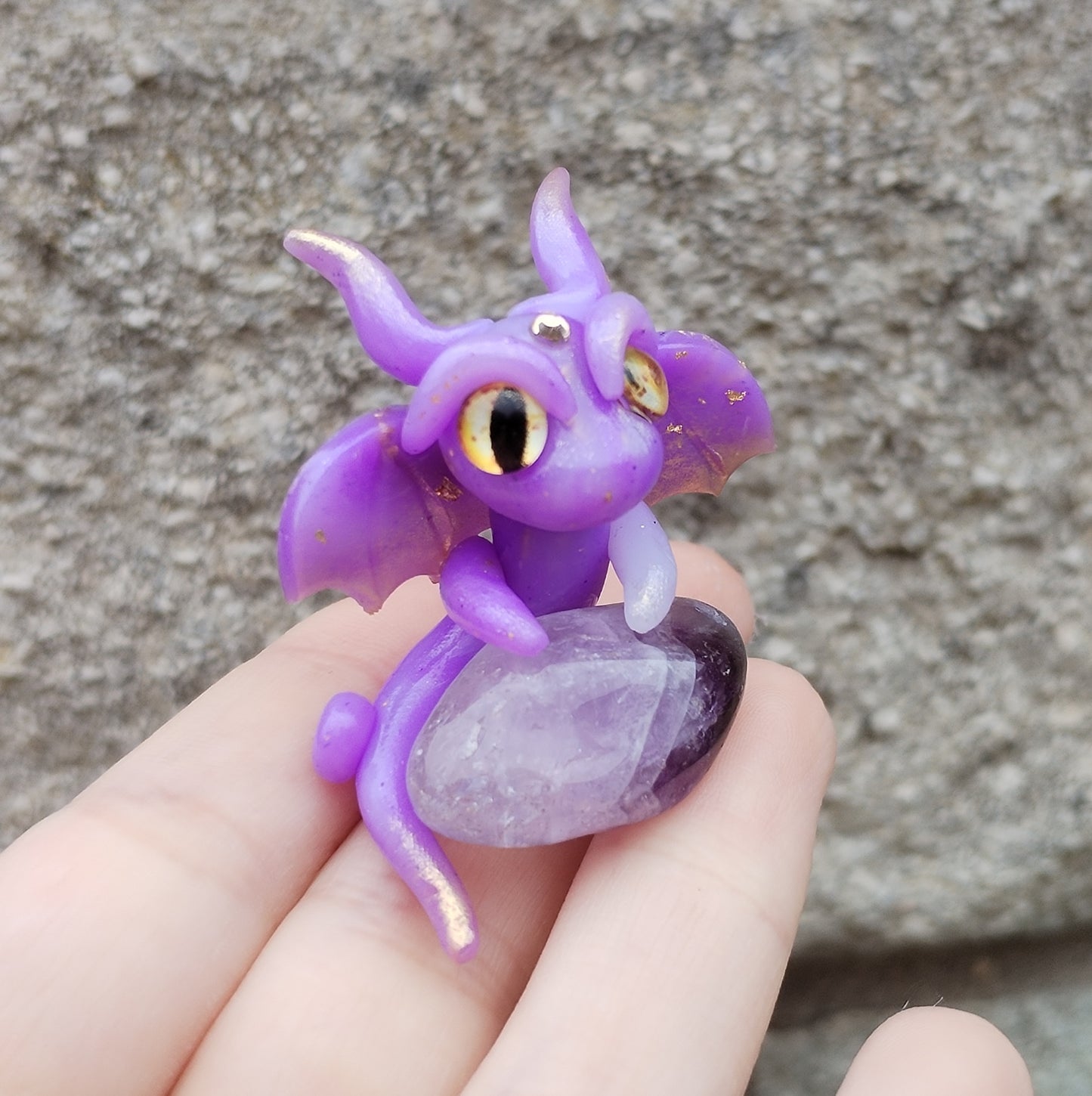Amethyst Crystal Dragon