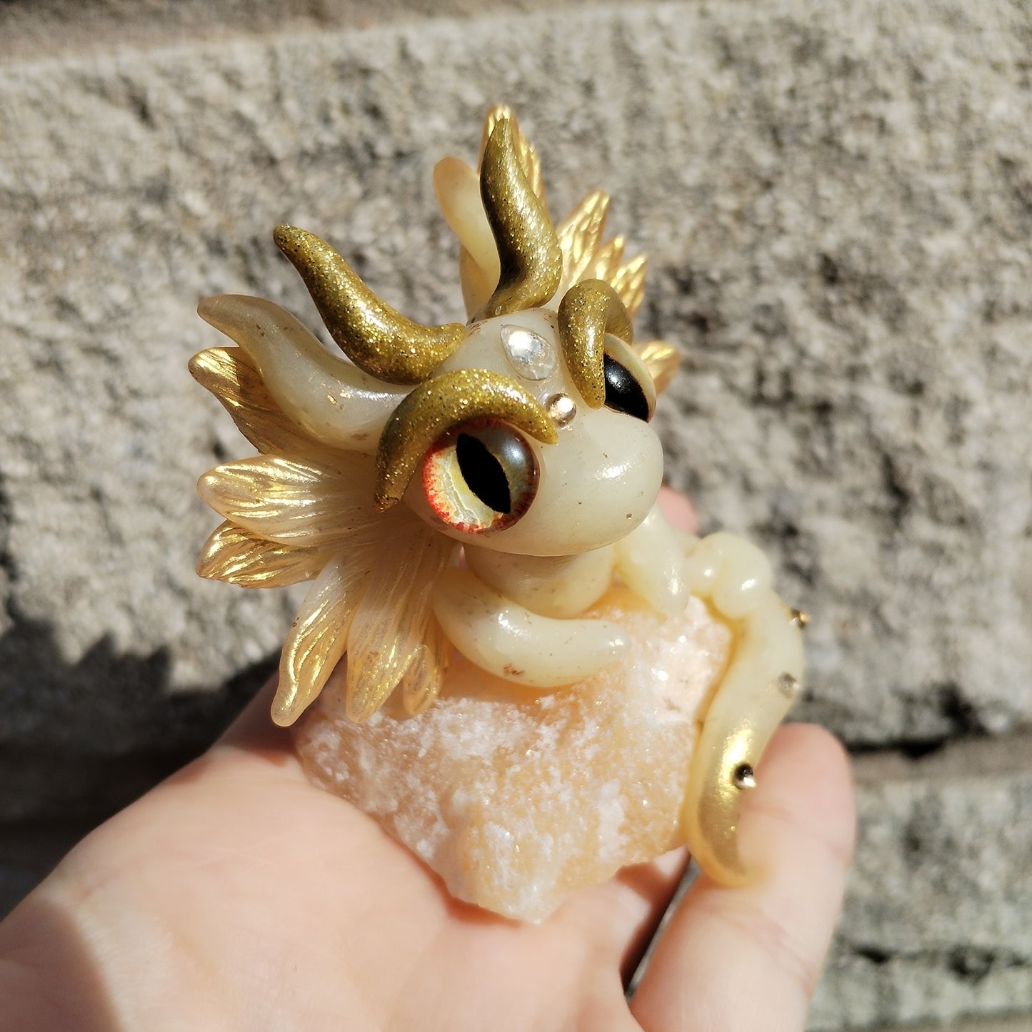 Citrine Crystal Dragon