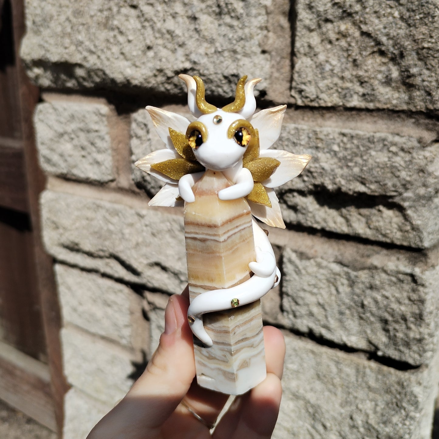 Zebra Calicite Tower Fairy Crystal Dragon