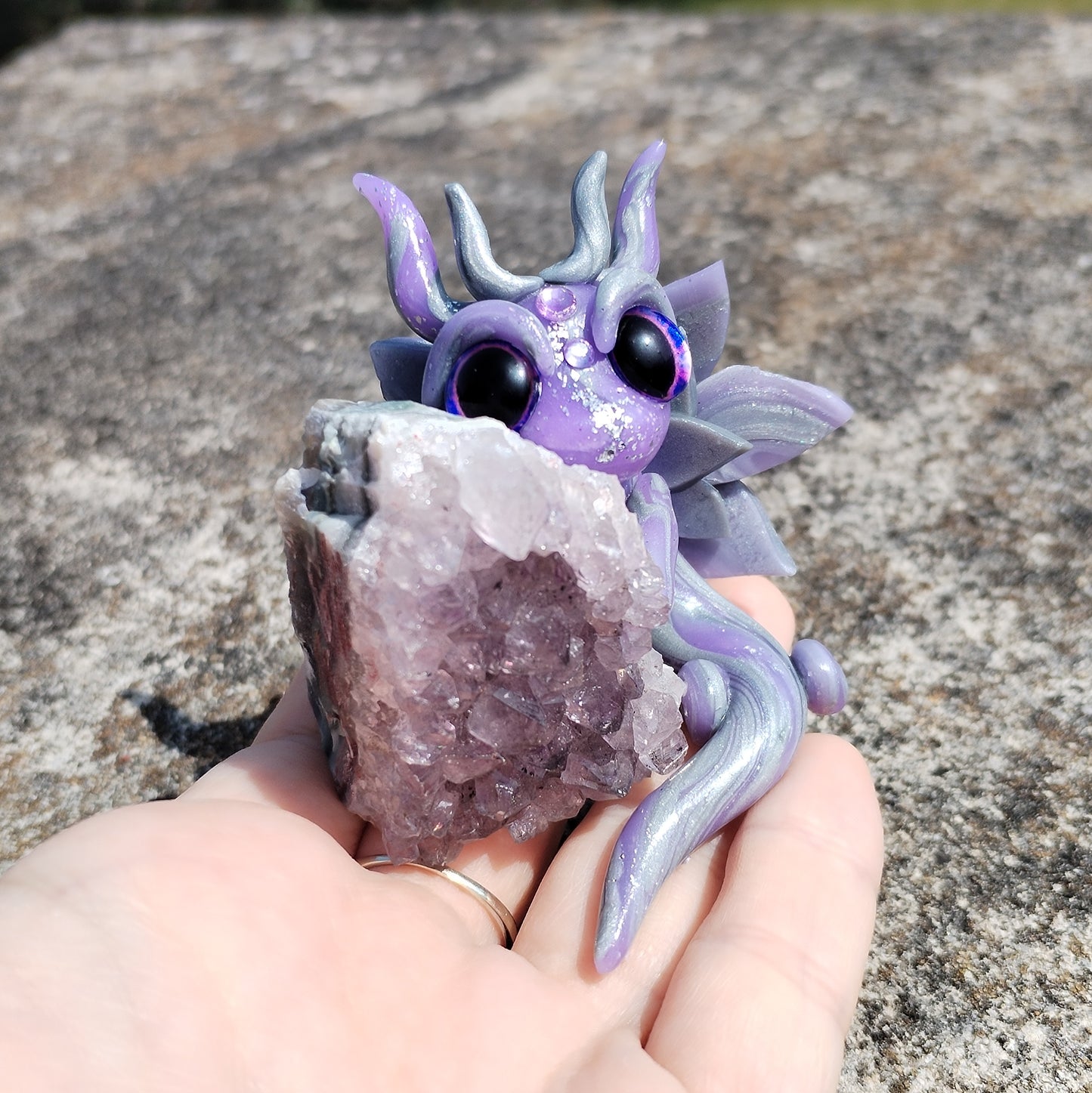 Amethyst Crystal Dragon
