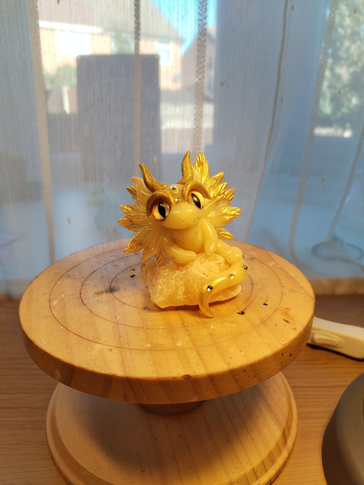 Citrine Crystal Dragon