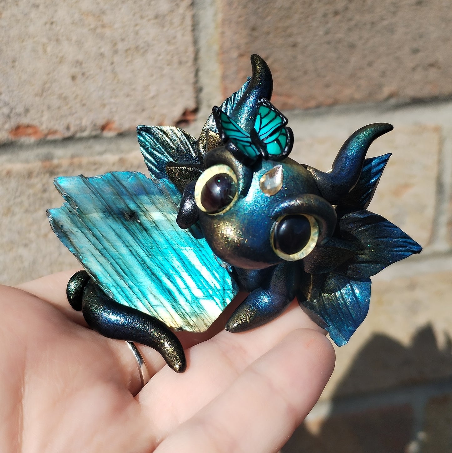 Butterfly Labradorite Crystal Dragon