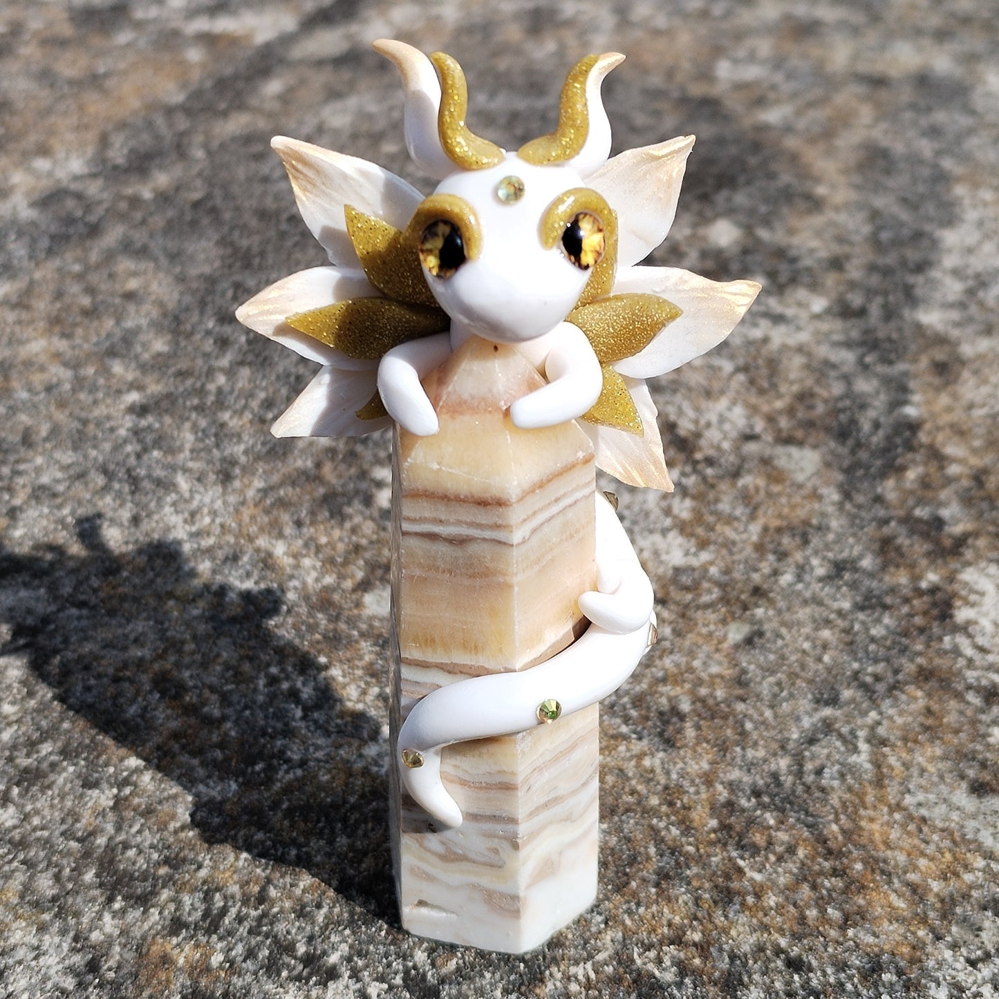Zebra Calicite Tower Fairy Crystal Dragon