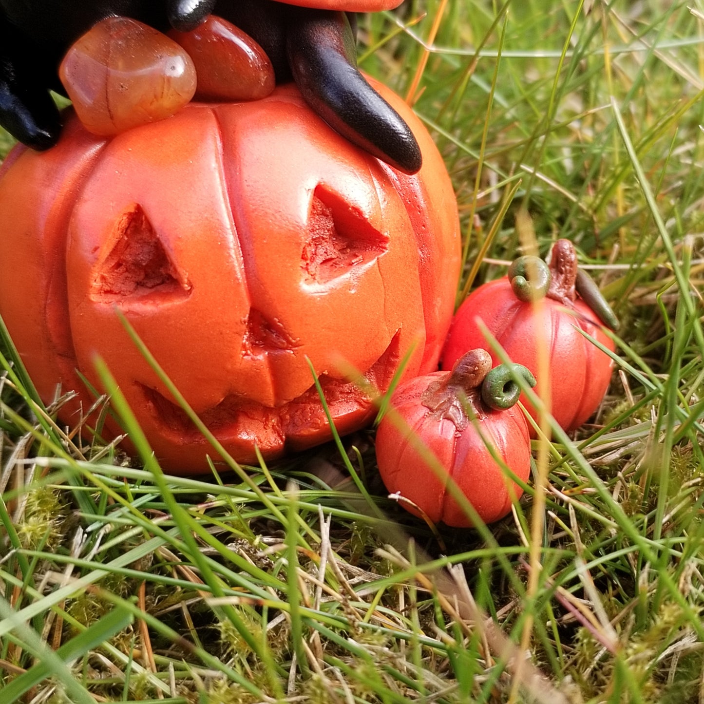 Pumpkin Carnelian Crystal Dragon