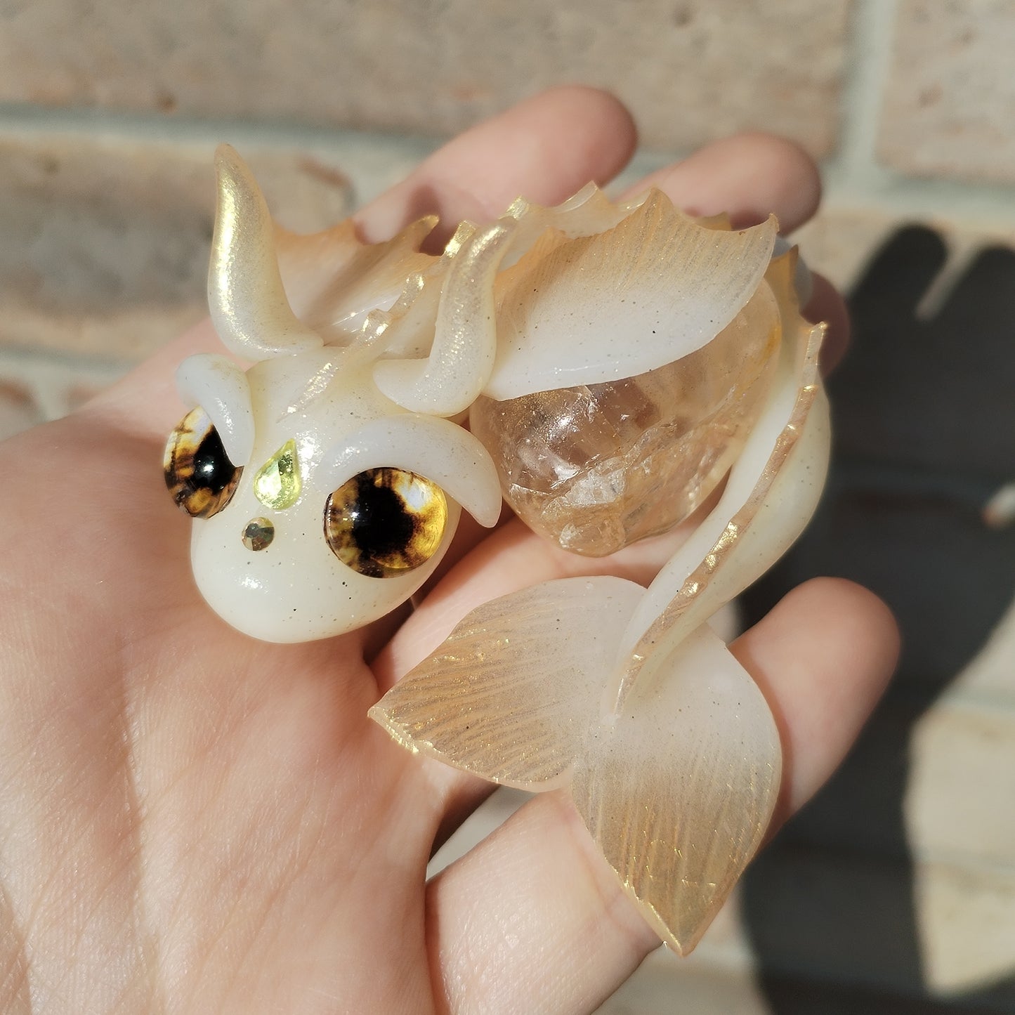 Citrine Water Crystal Dragon