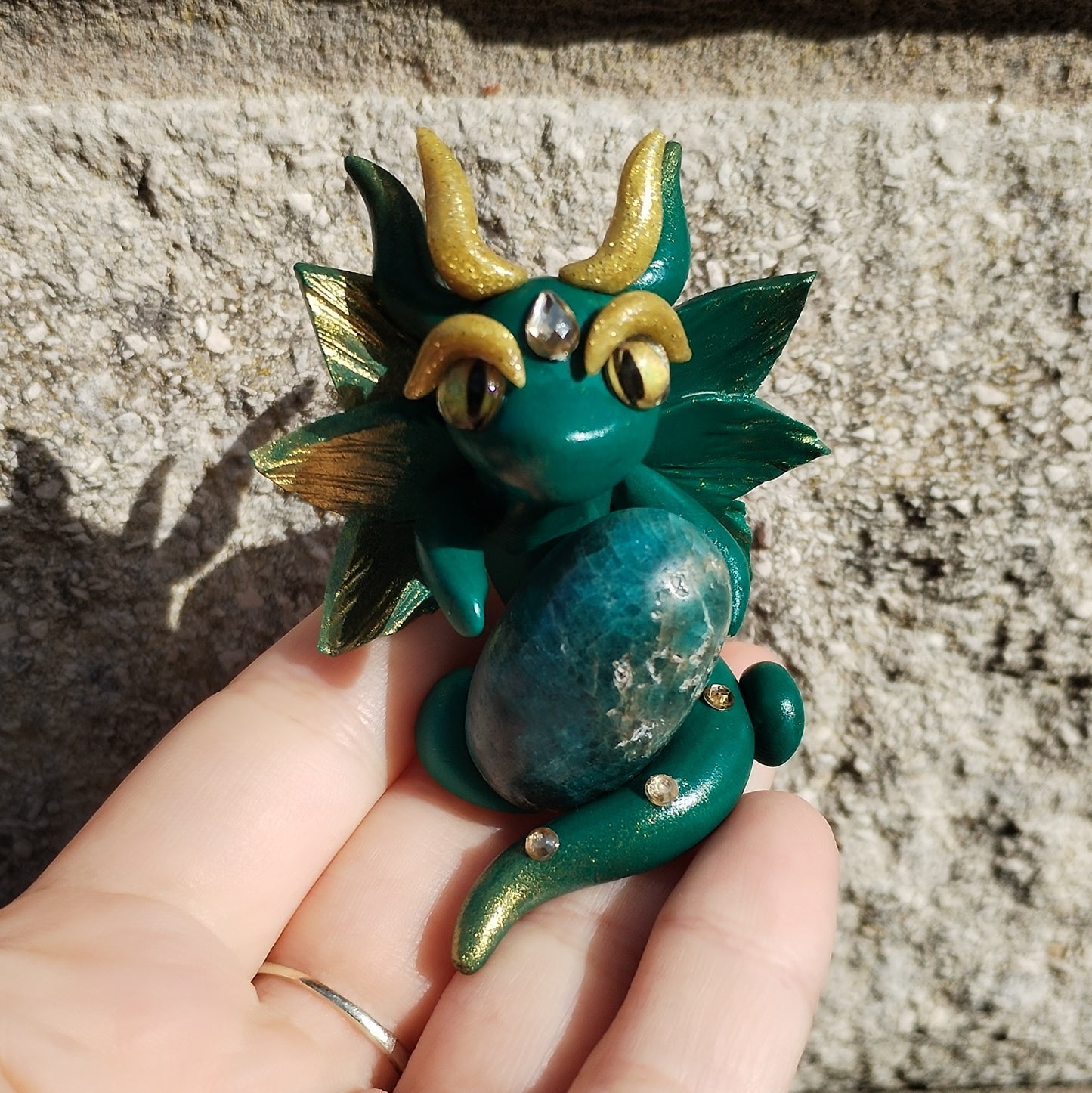 Apatite Crystal Dragon