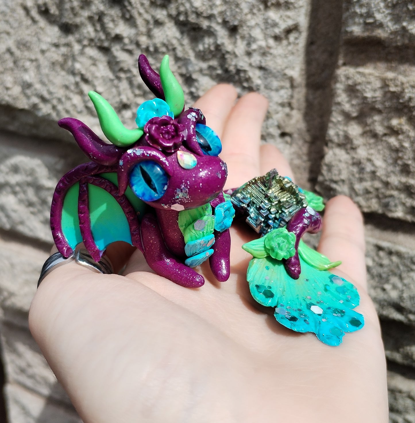 Bismuth Crystal Dragon
