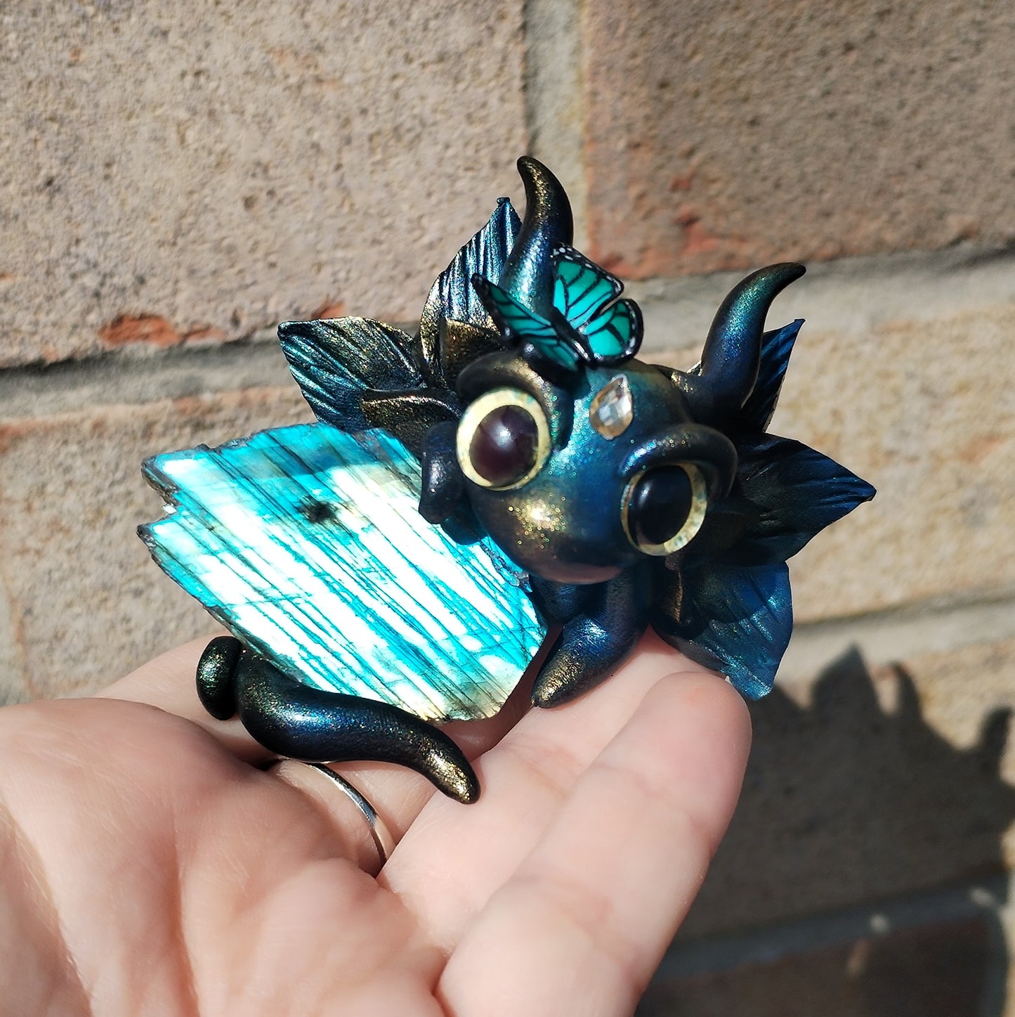 Butterfly Labradorite Crystal Dragon