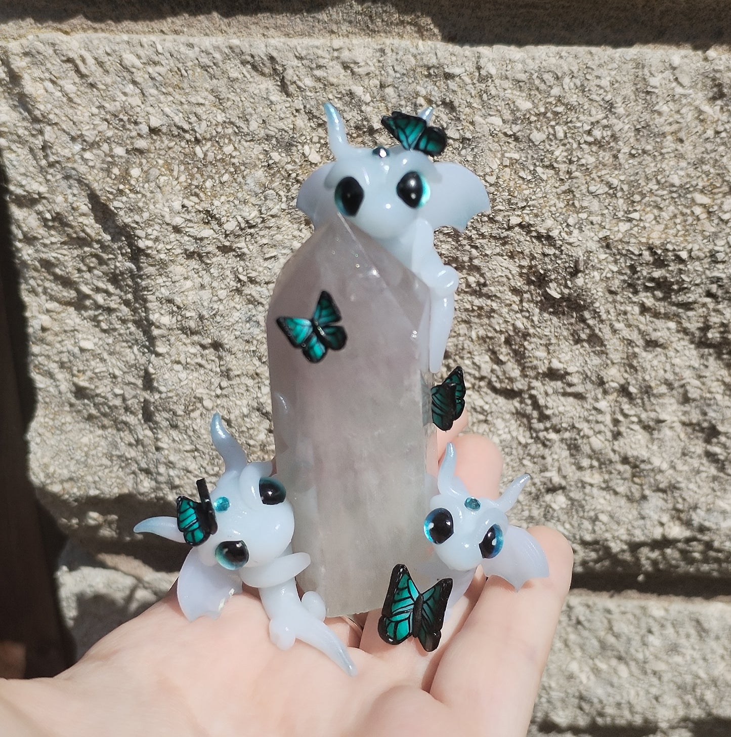Flourite Tower Crystal Dragons