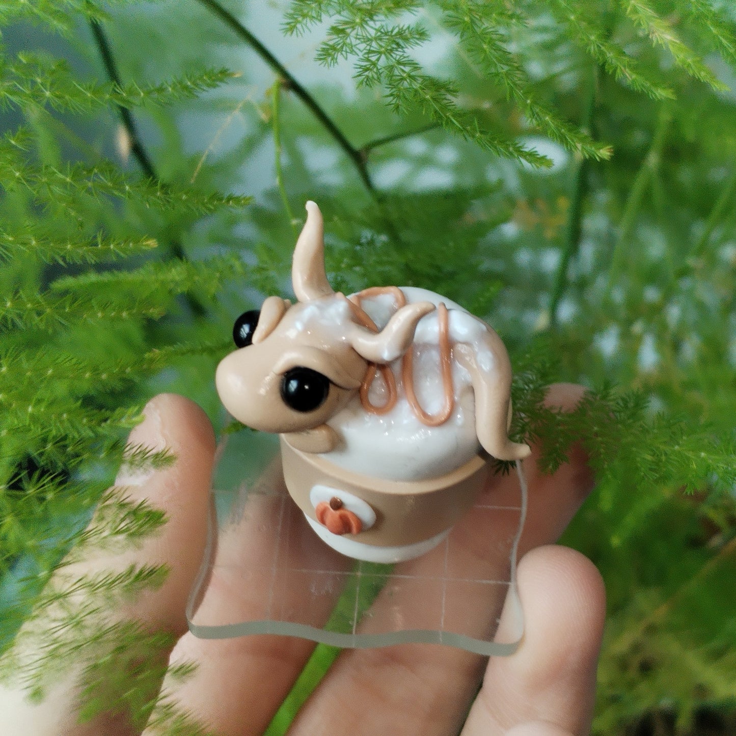 Pumpkin Spice Latte Dragon Sculpture