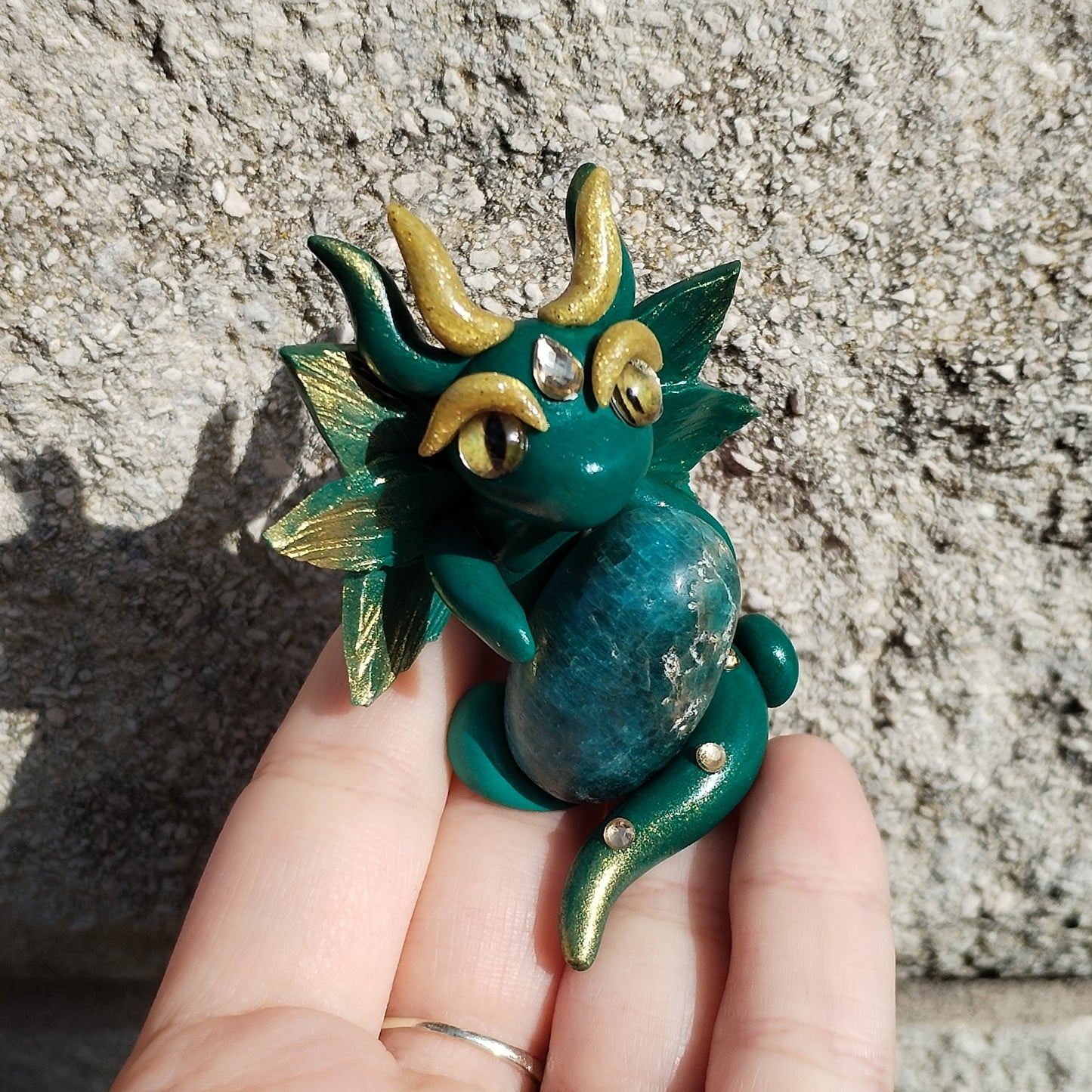 Apatite Crystal Dragon