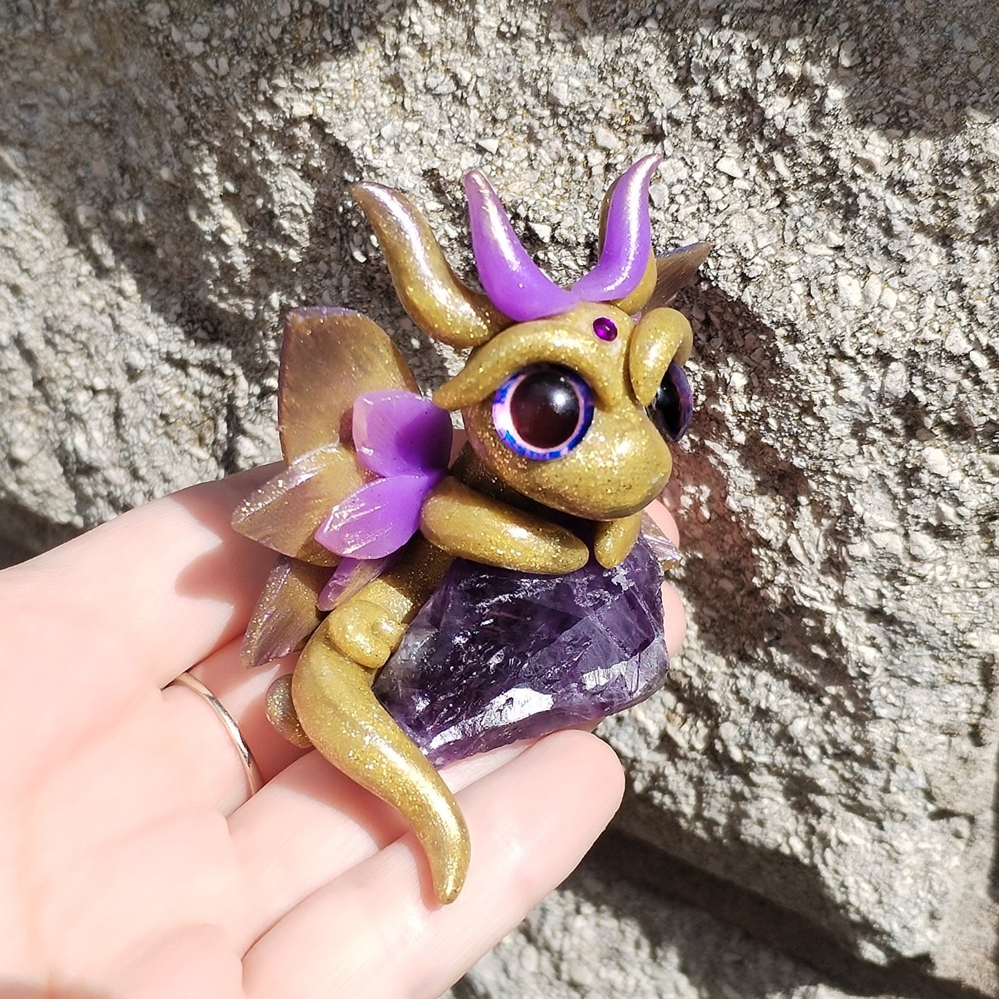 Amethyst Crystal Dragon