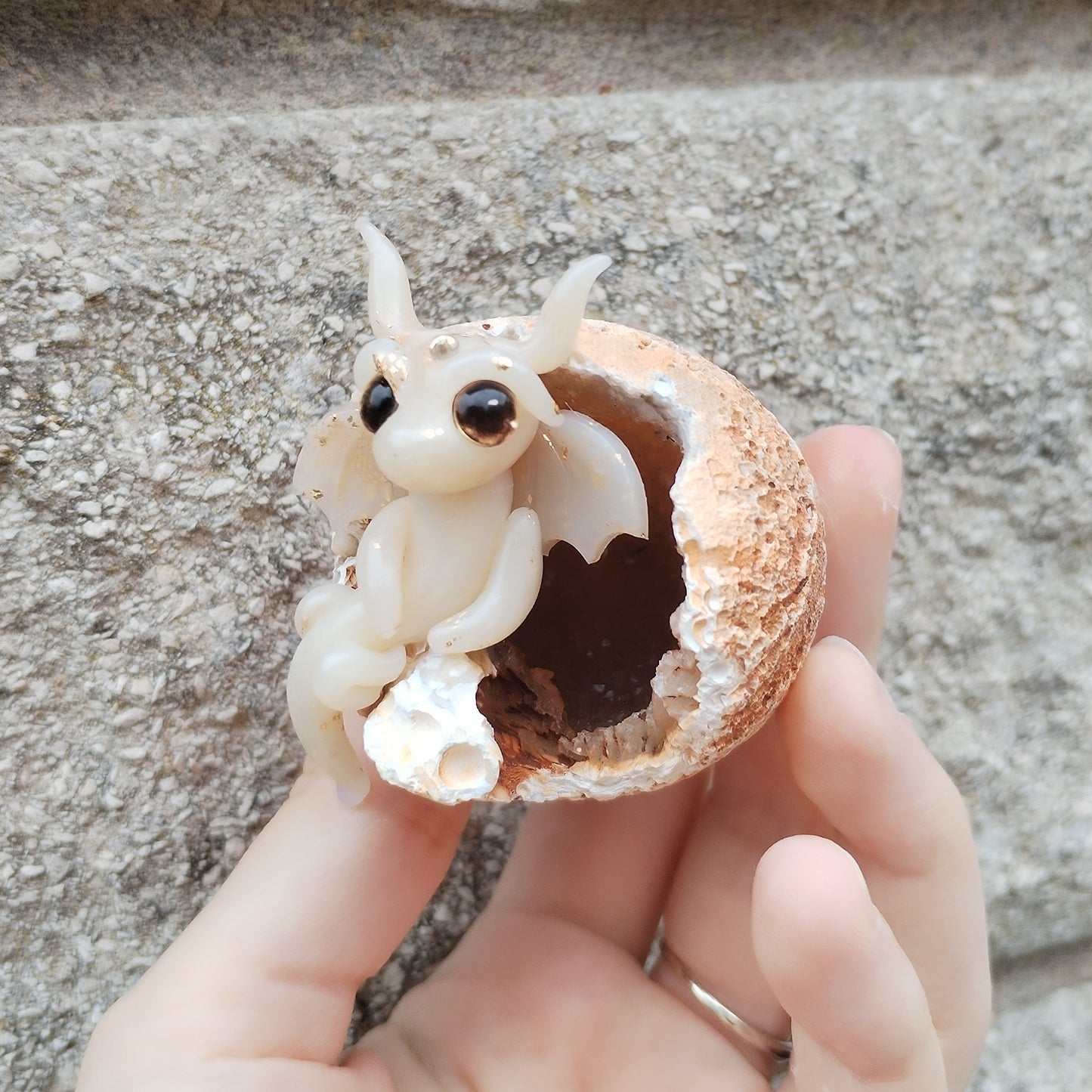 Agate Geode Crystal Dragon