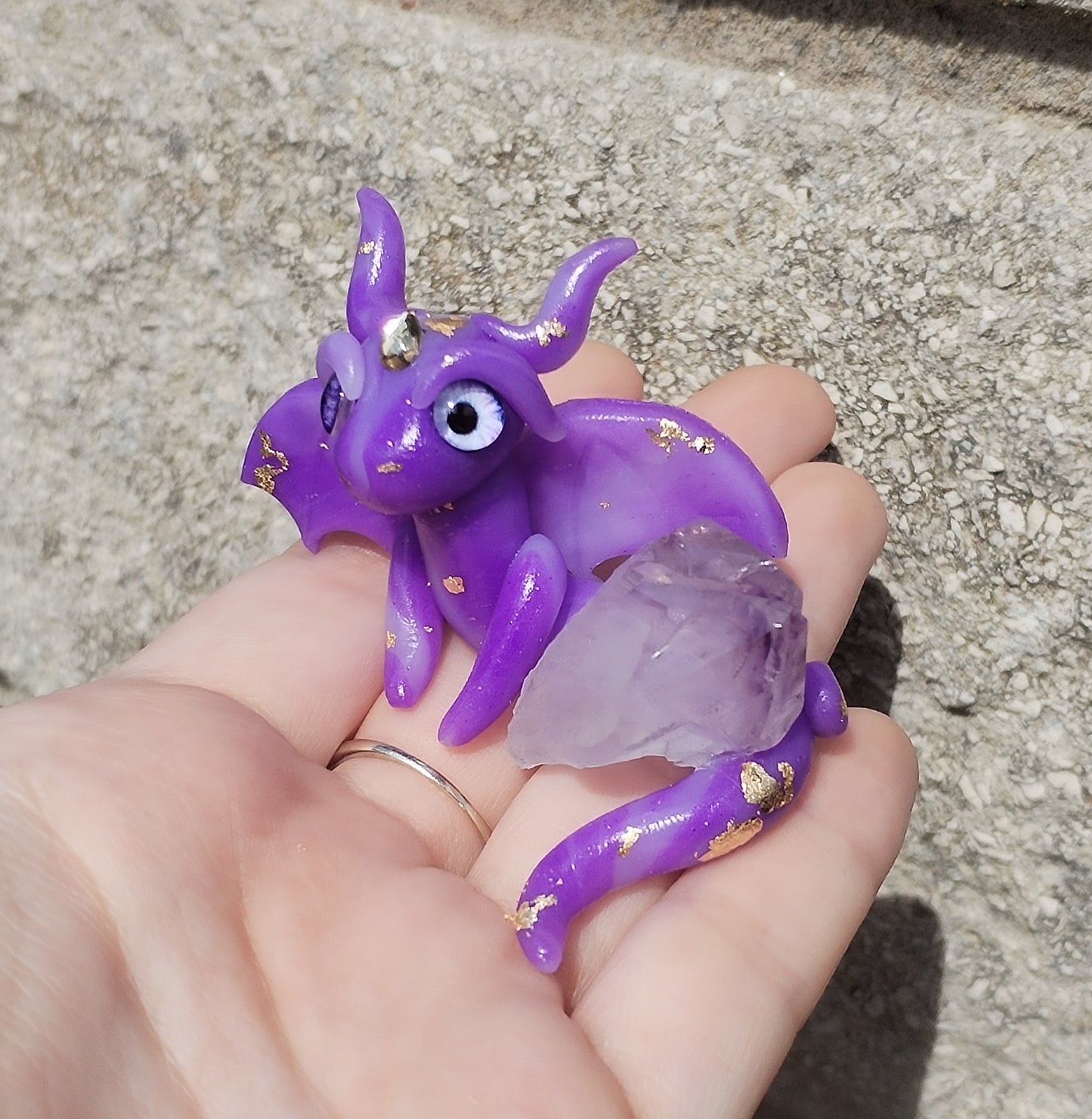 Amethyst Crystal Dragon