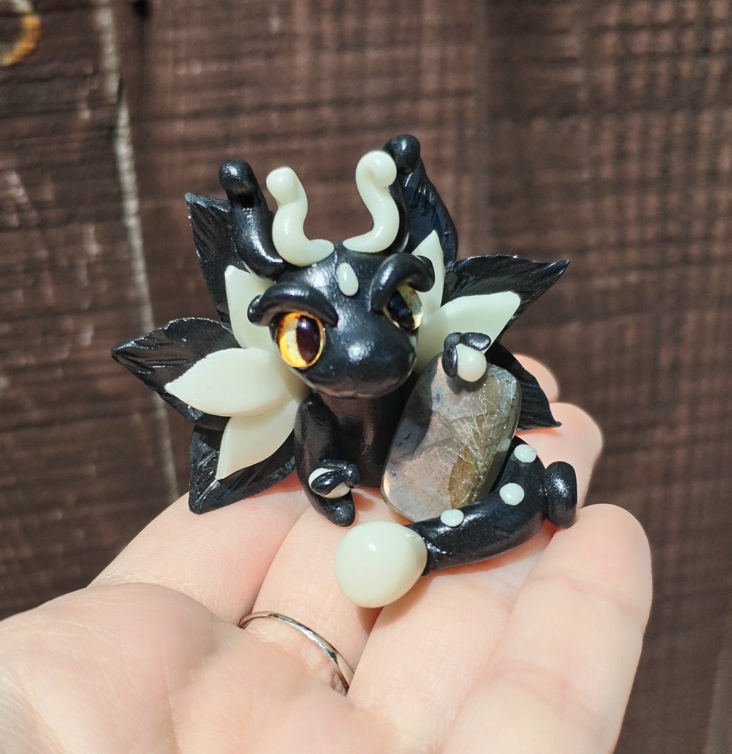Firefly Labradorite Glow In The Dark Crystal Dragon