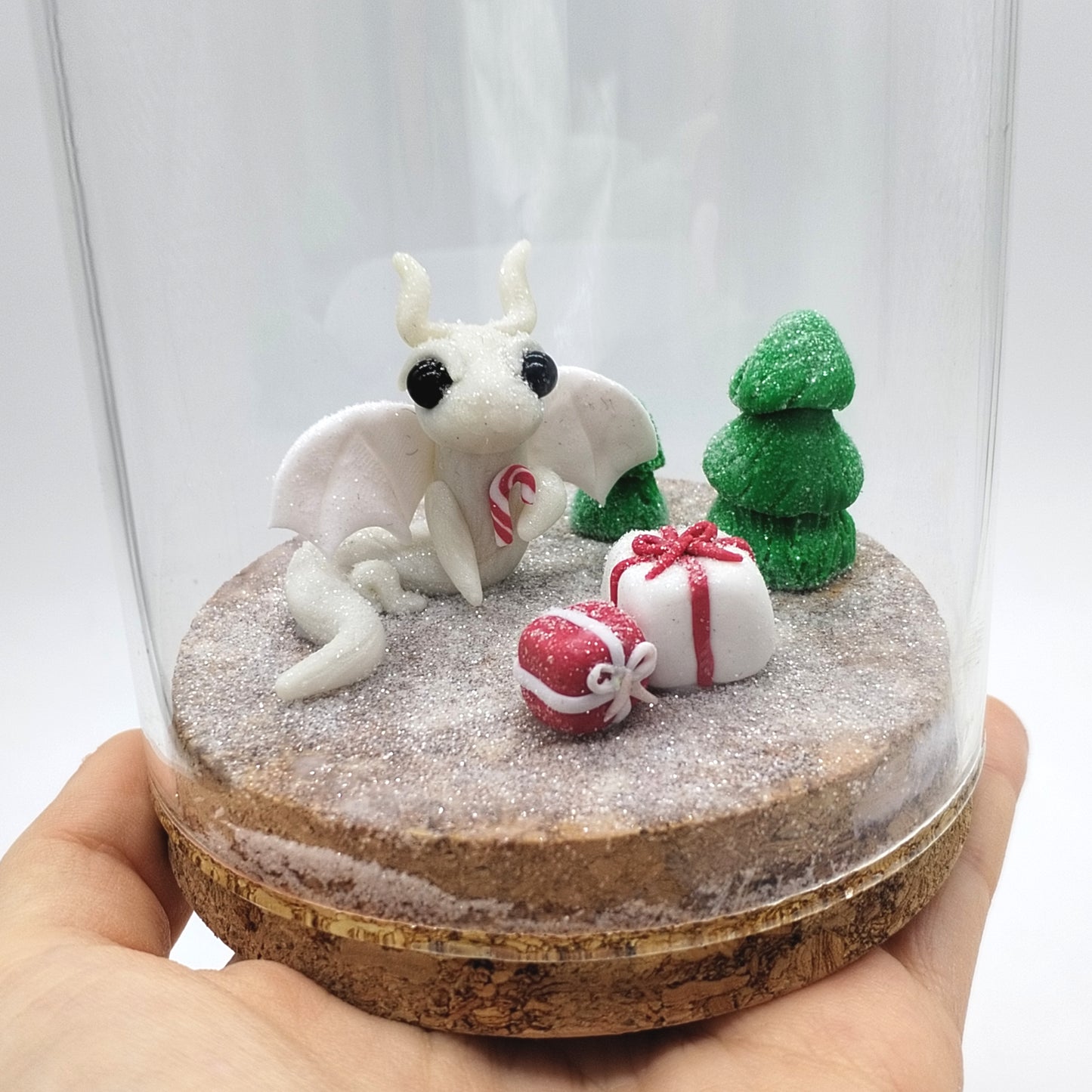 Christmas Dragon Jar Decoration