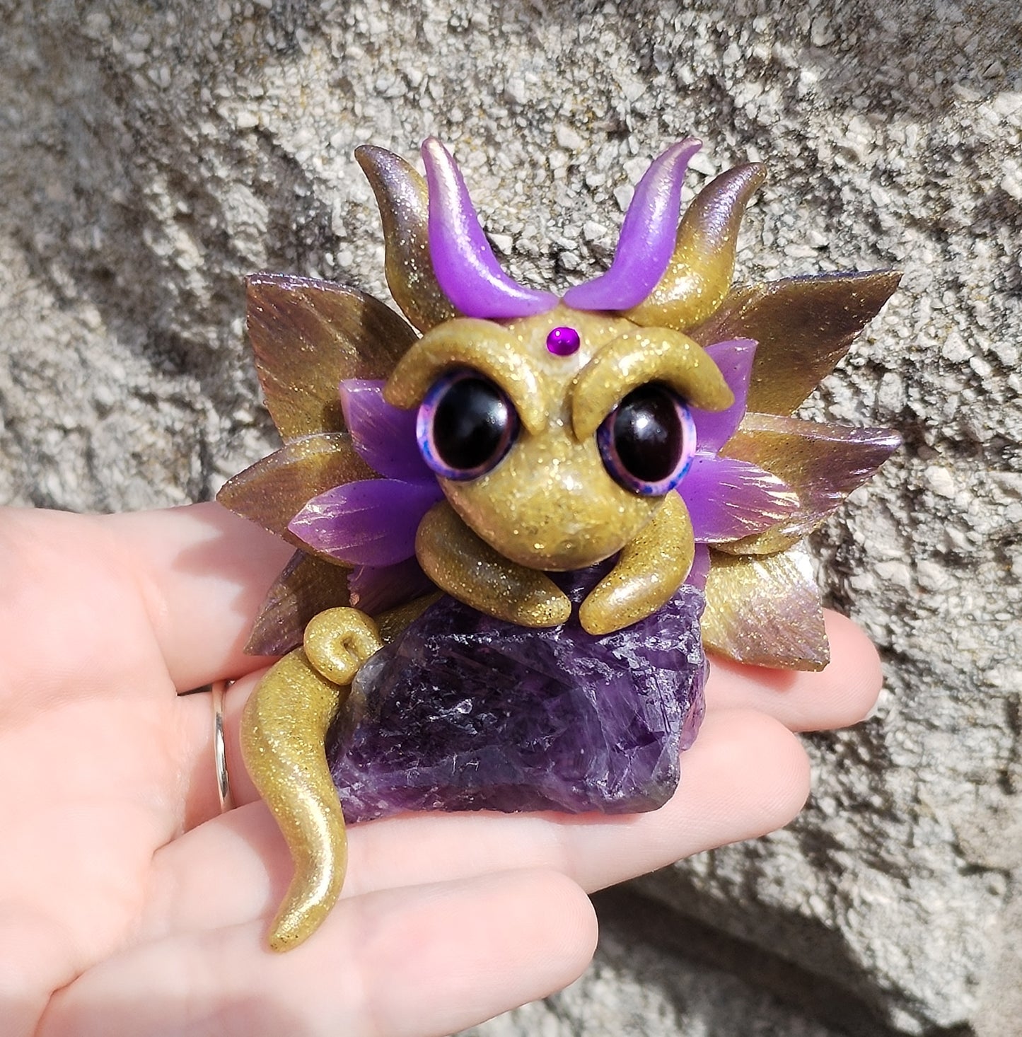 Amethyst Crystal Dragon