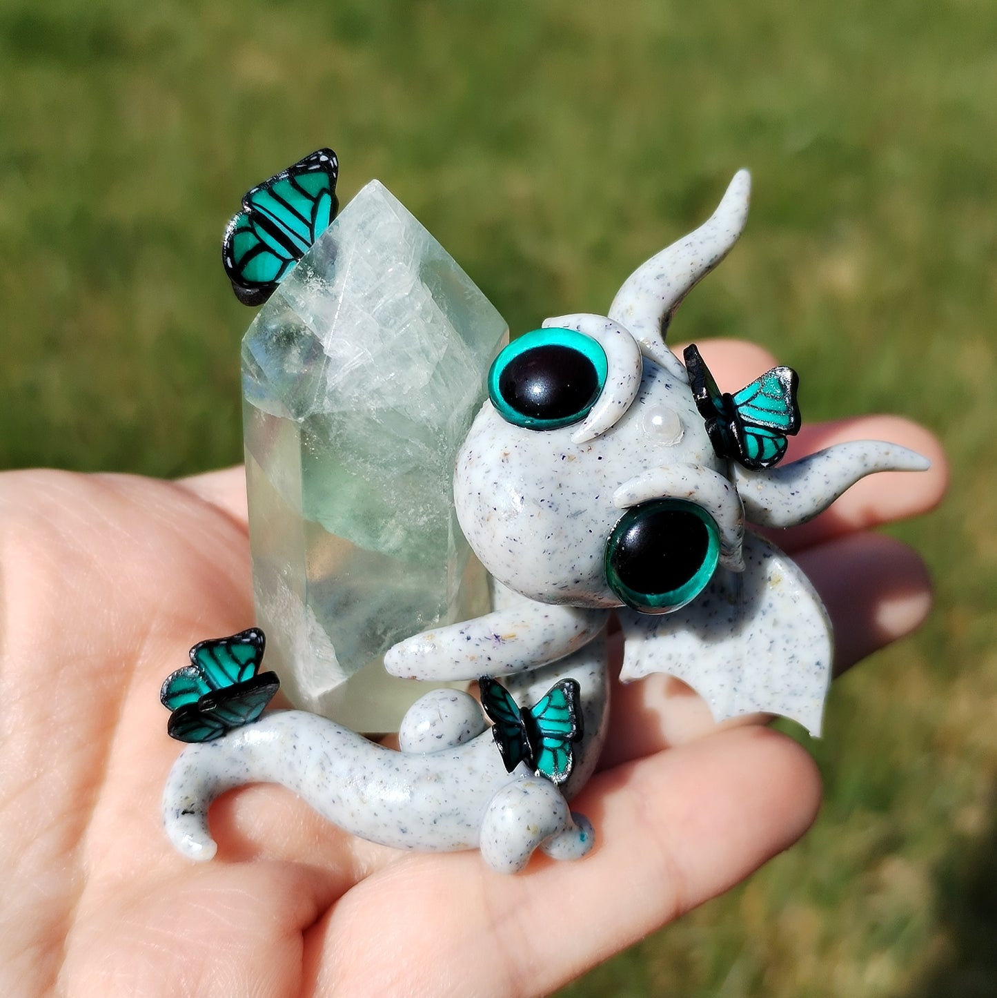 Butterfly Flourite Crystal Dragon