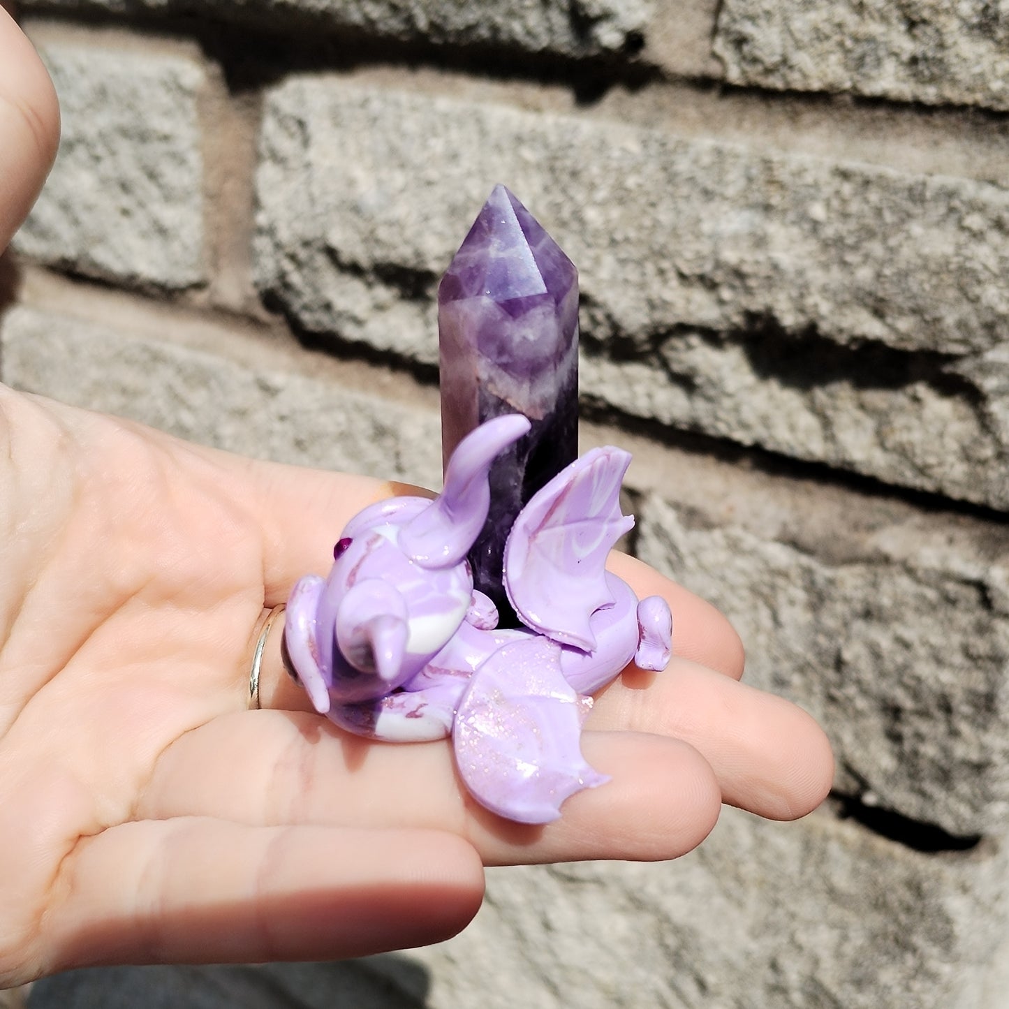 Amethyst Crystal Dragon