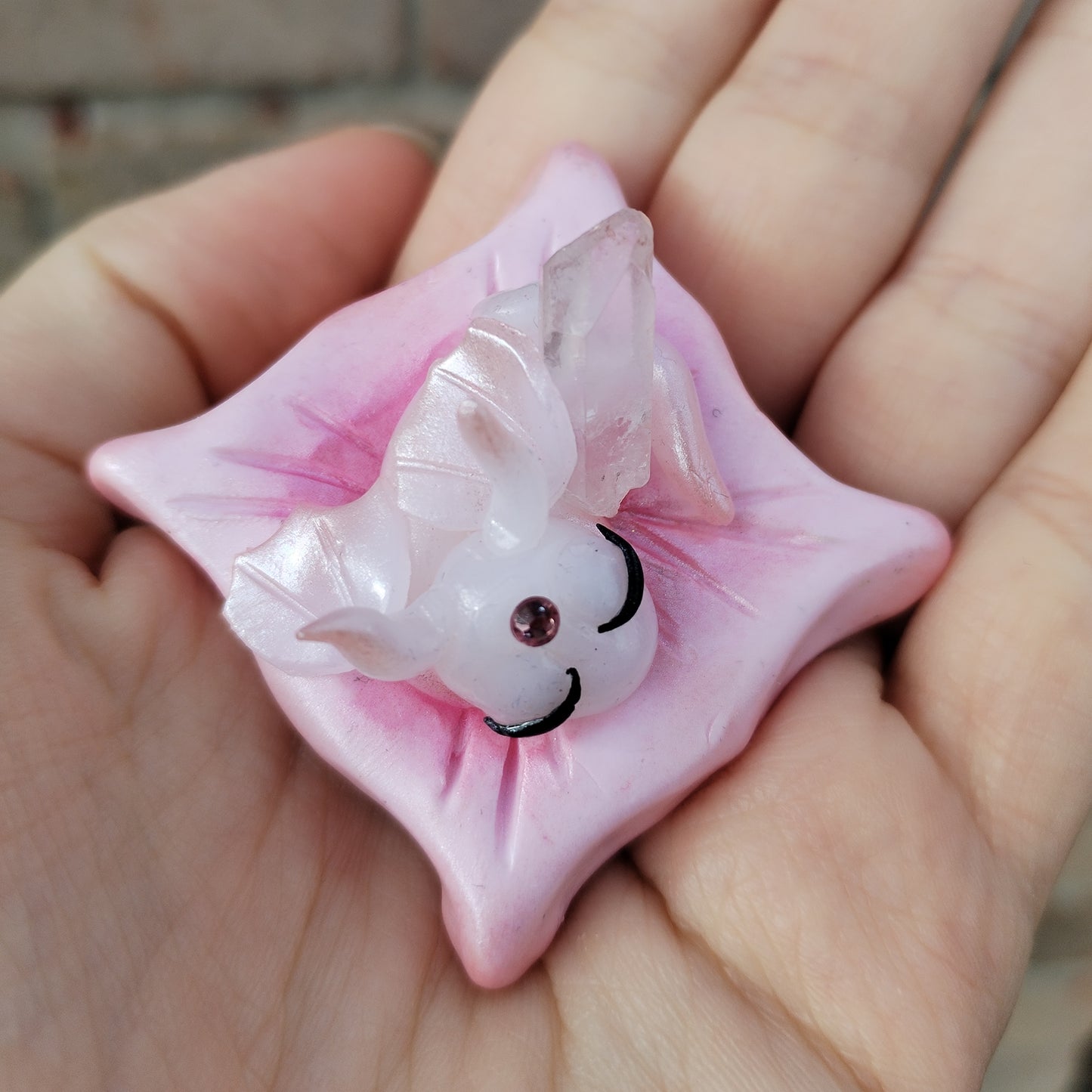 Sleeping Quartz Crystal Dragon