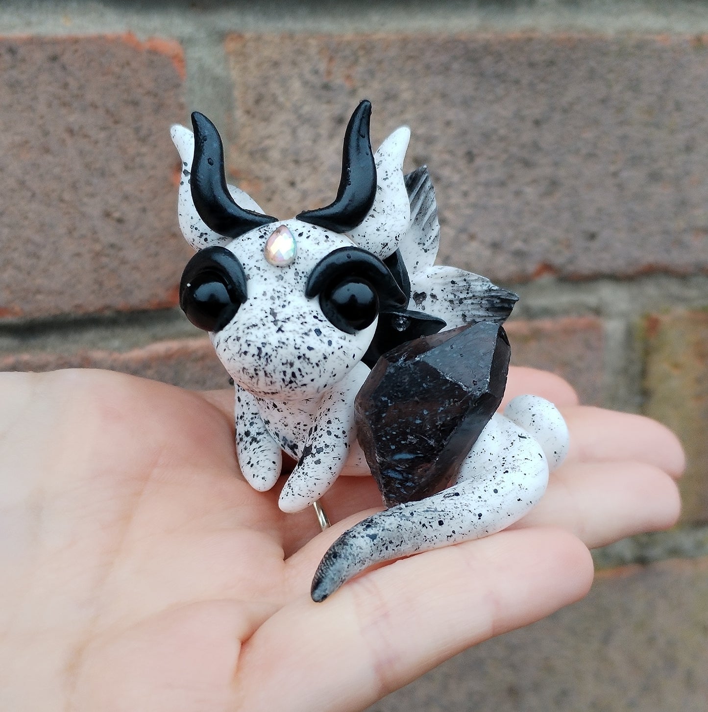 Smokey Quartz Crystal Dragon