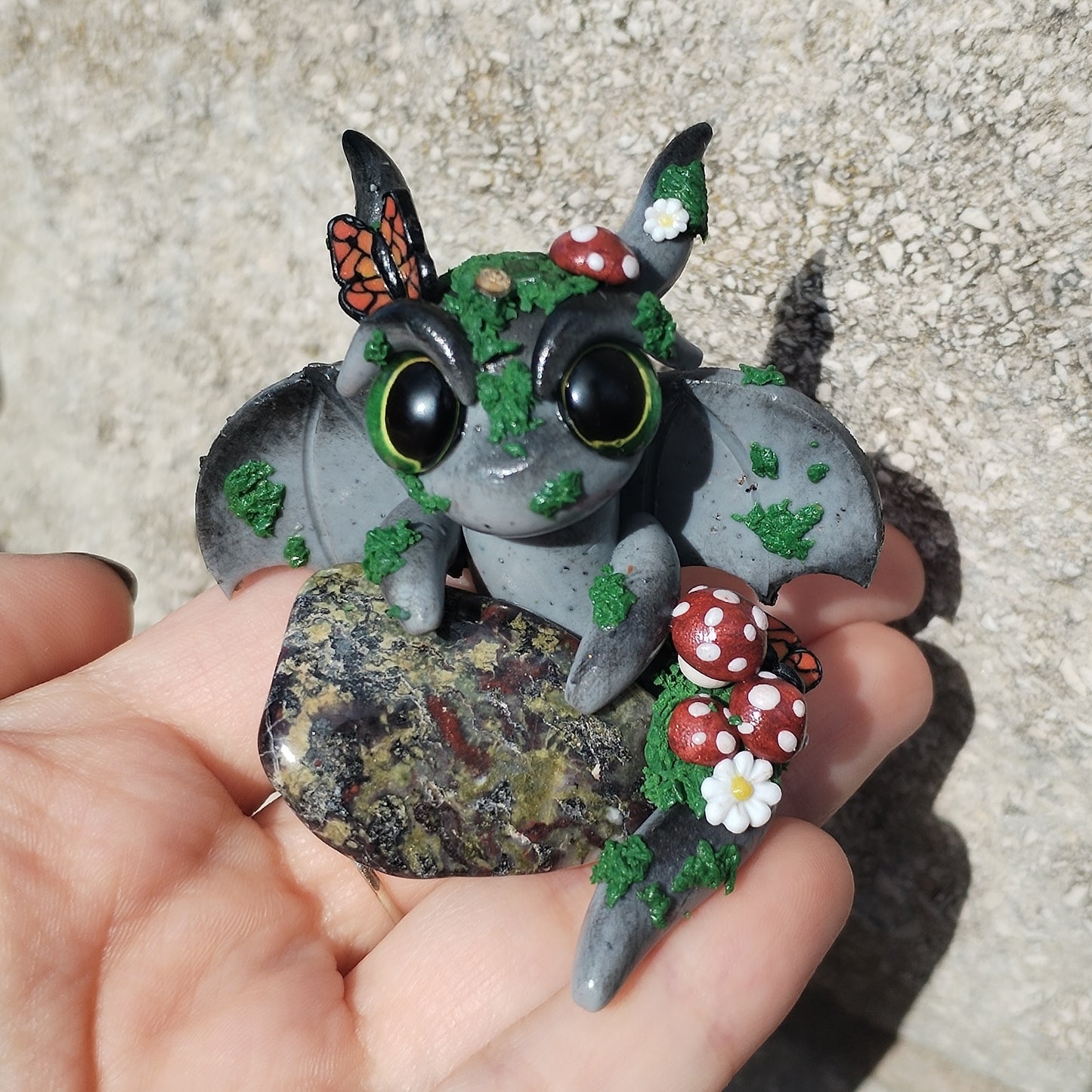 Dragon Bloodstone Crystal Dragon