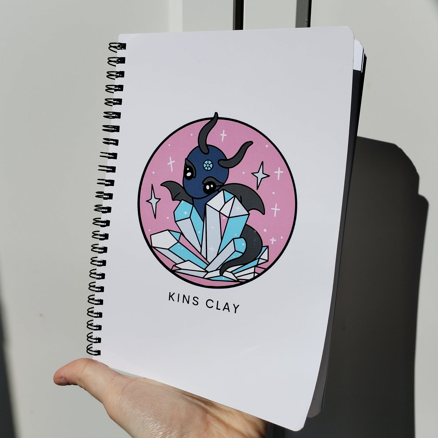 KinsClay Crystal Dragon Notebook!