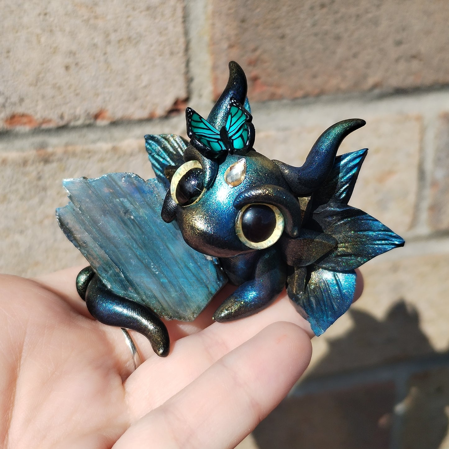 Butterfly Labradorite Crystal Dragon