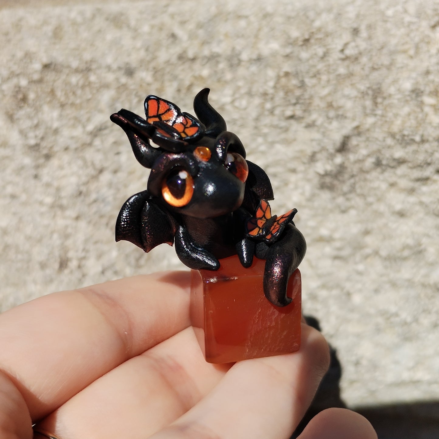Carnelian Crystal Dragon