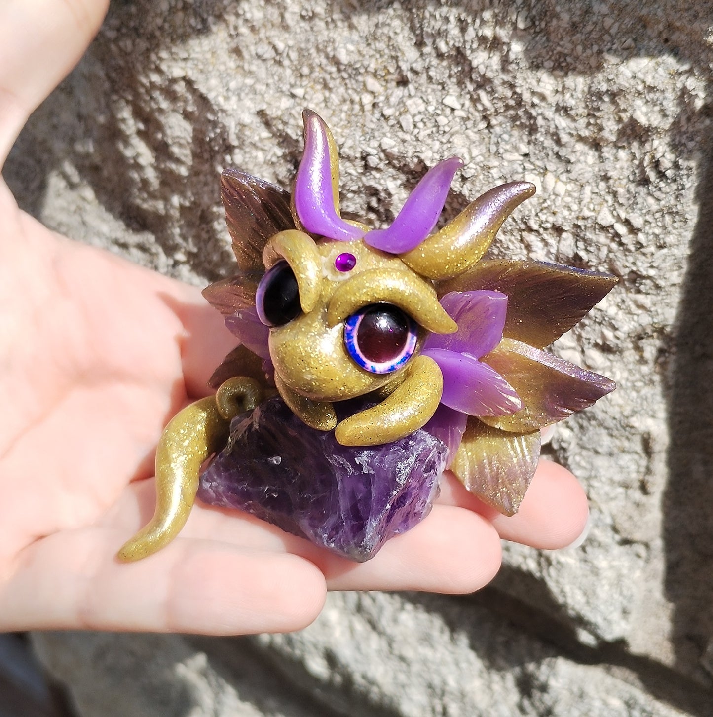 Amethyst Crystal Dragon
