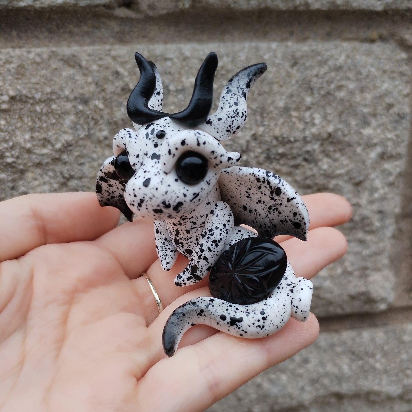 Black Onyx Crystal Dragon