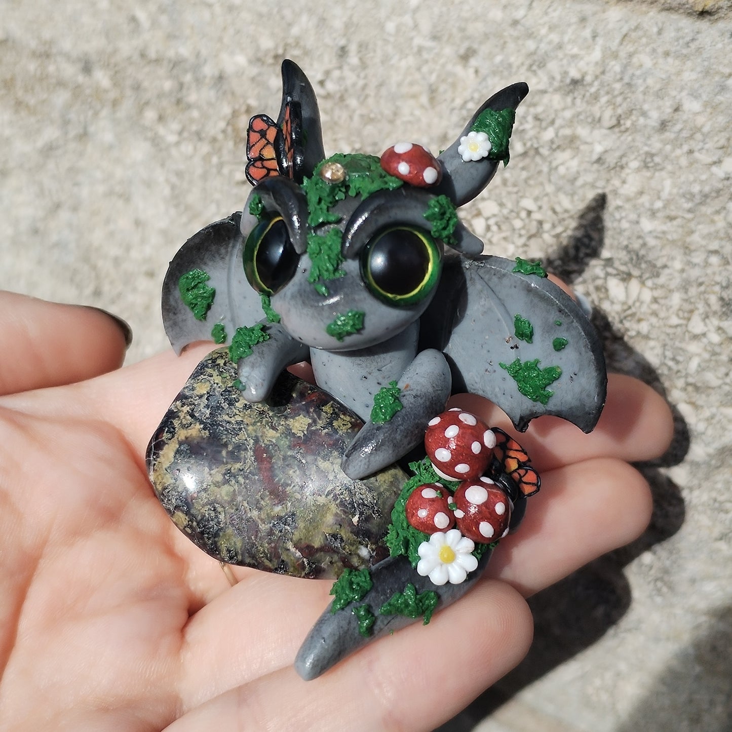Dragon Bloodstone Crystal Dragon