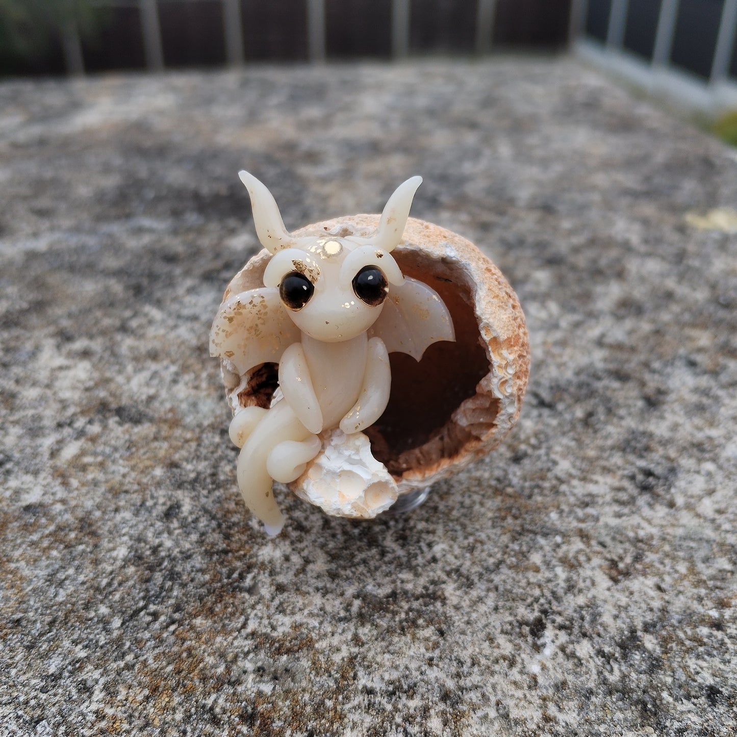 Agate Geode Crystal Dragon