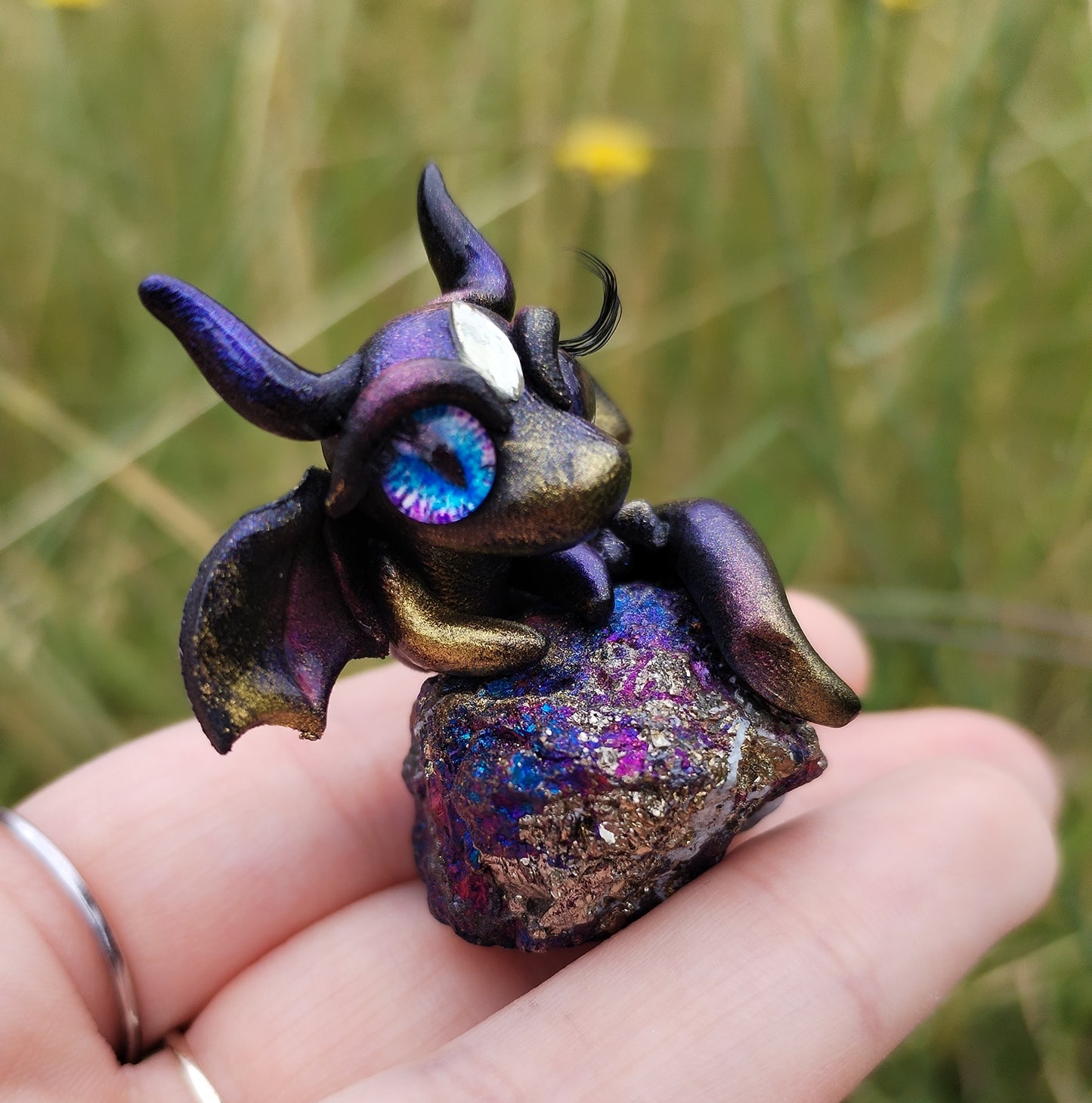 Bornite Crystal Dragon