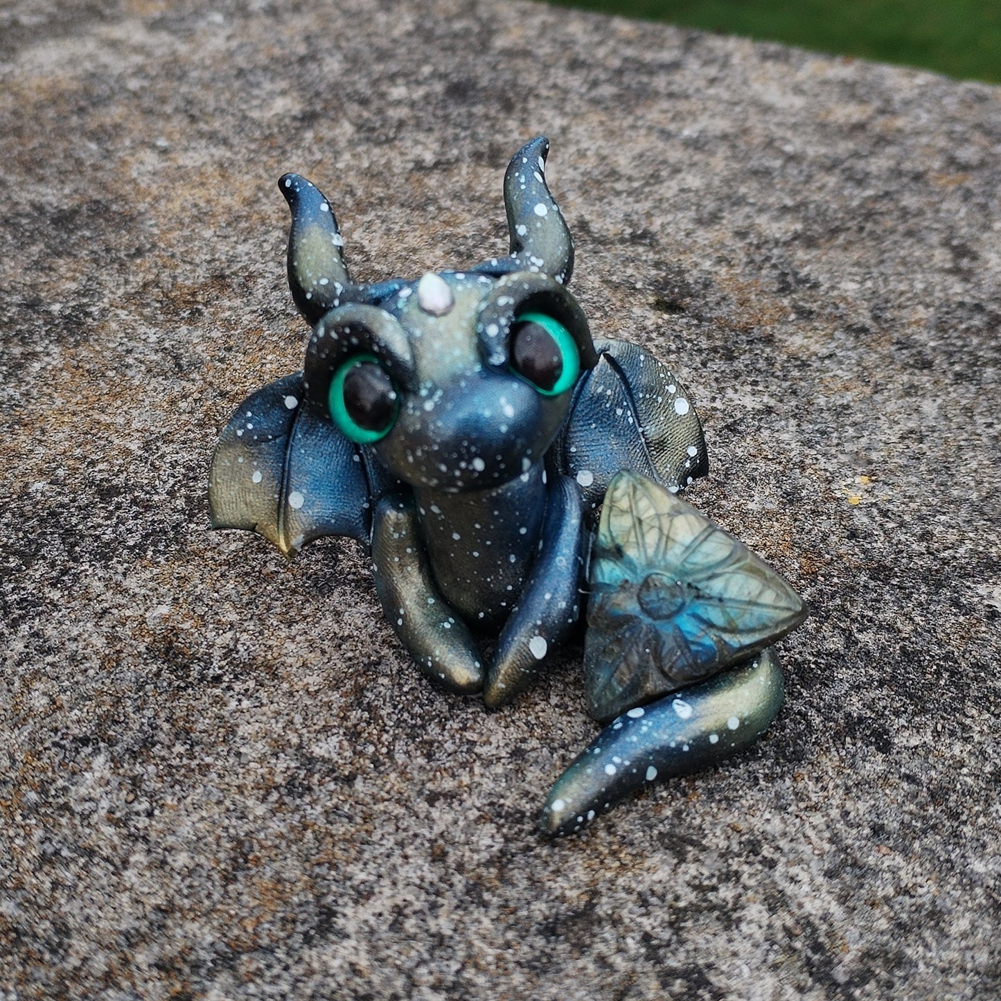 Labradorite Crystal Dragon