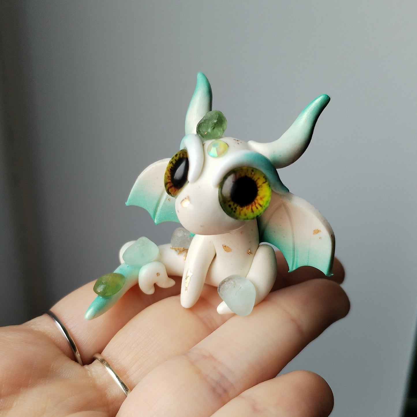 Sea Glass Crystal Dragon