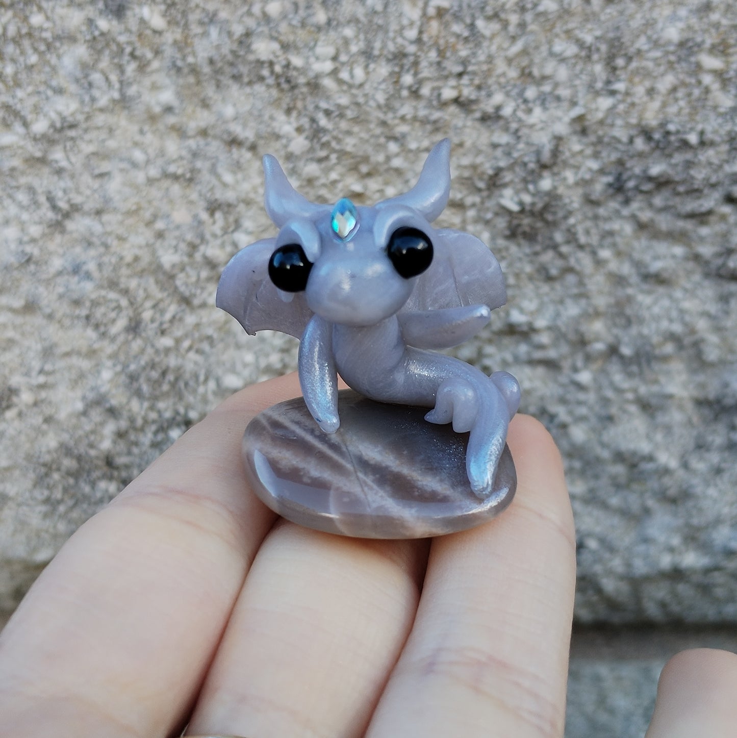 Tourmaline Quartz Crystal Dragon