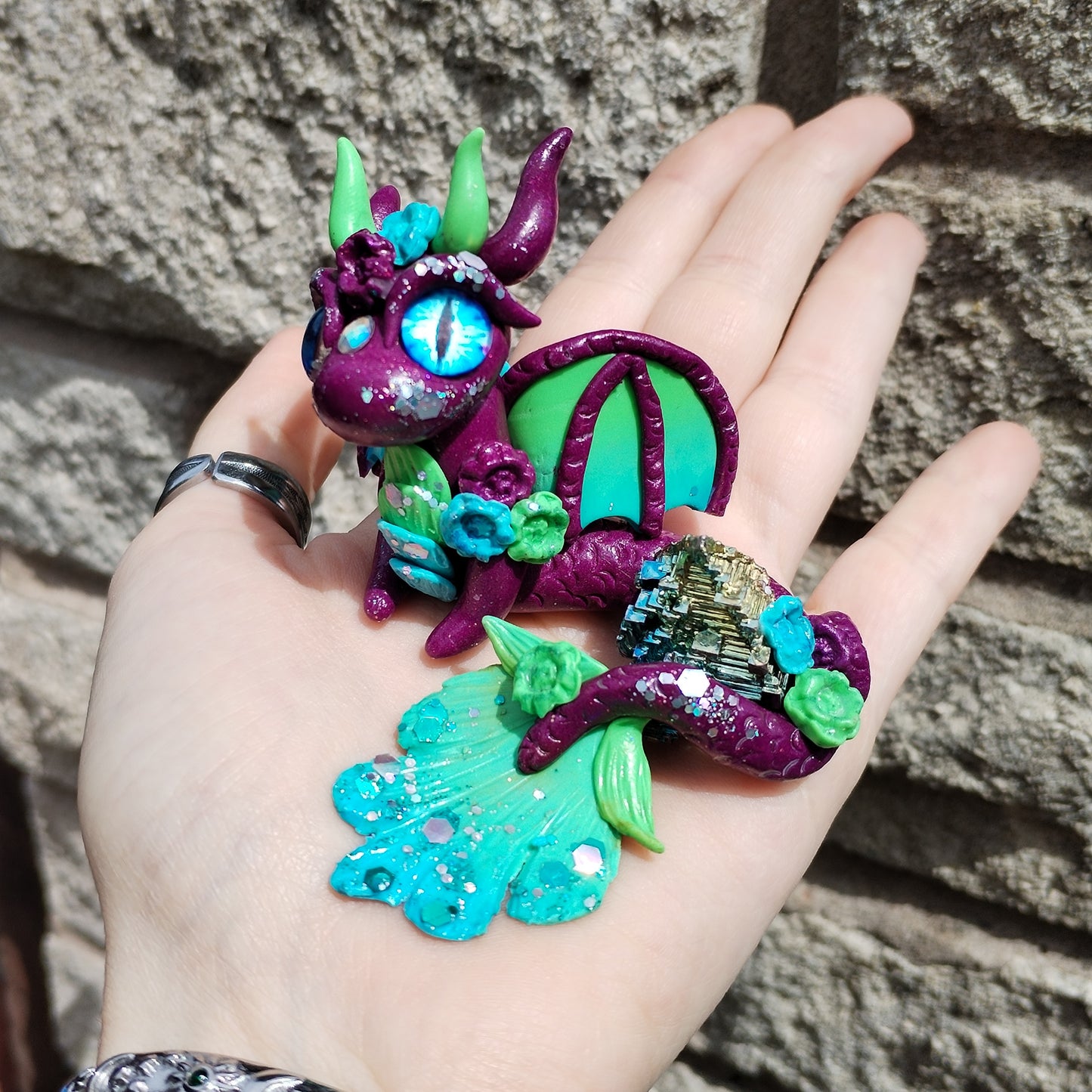 Bismuth Crystal Dragon