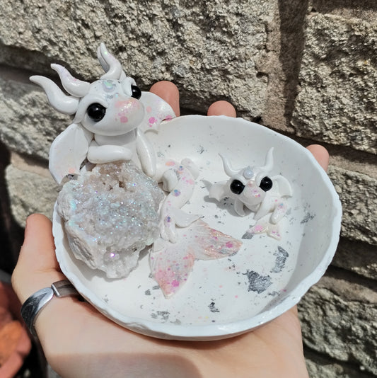 Trinket Dish Crystal Dragon