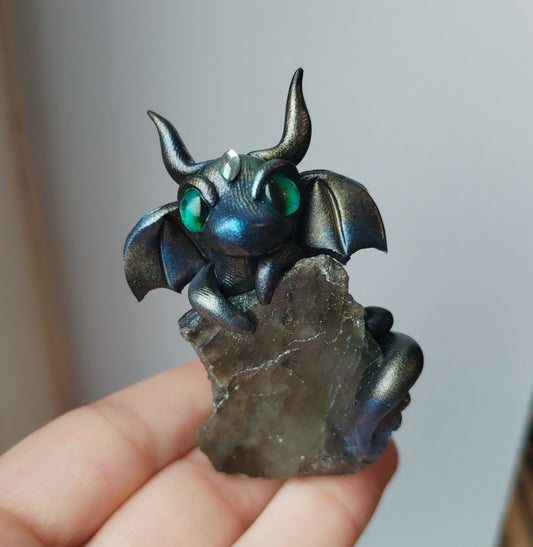 Labradorite Crystal Dragon